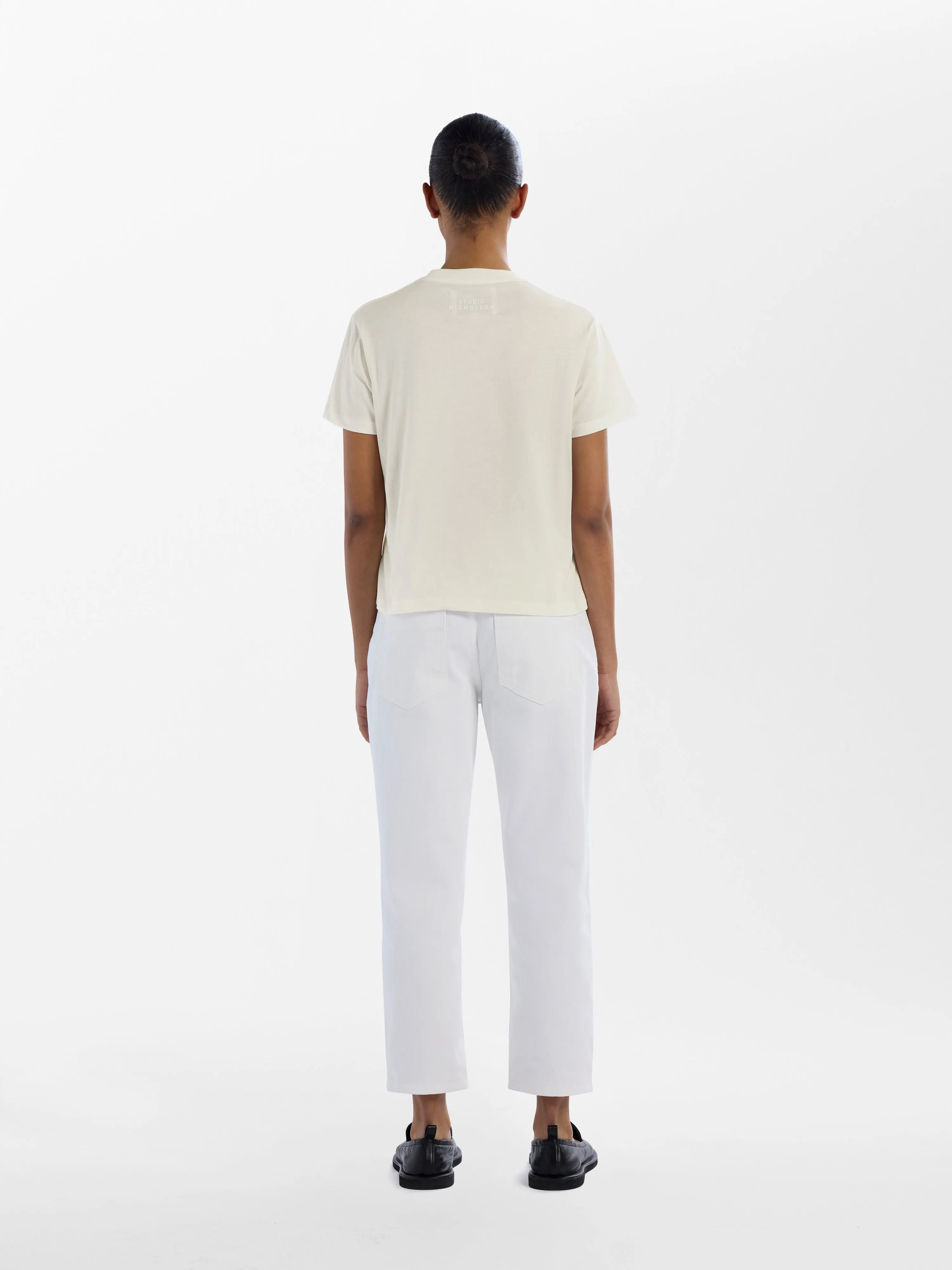 Marine T-Shirt in Dove sold by Studio Nicholson product image thumbnail 2