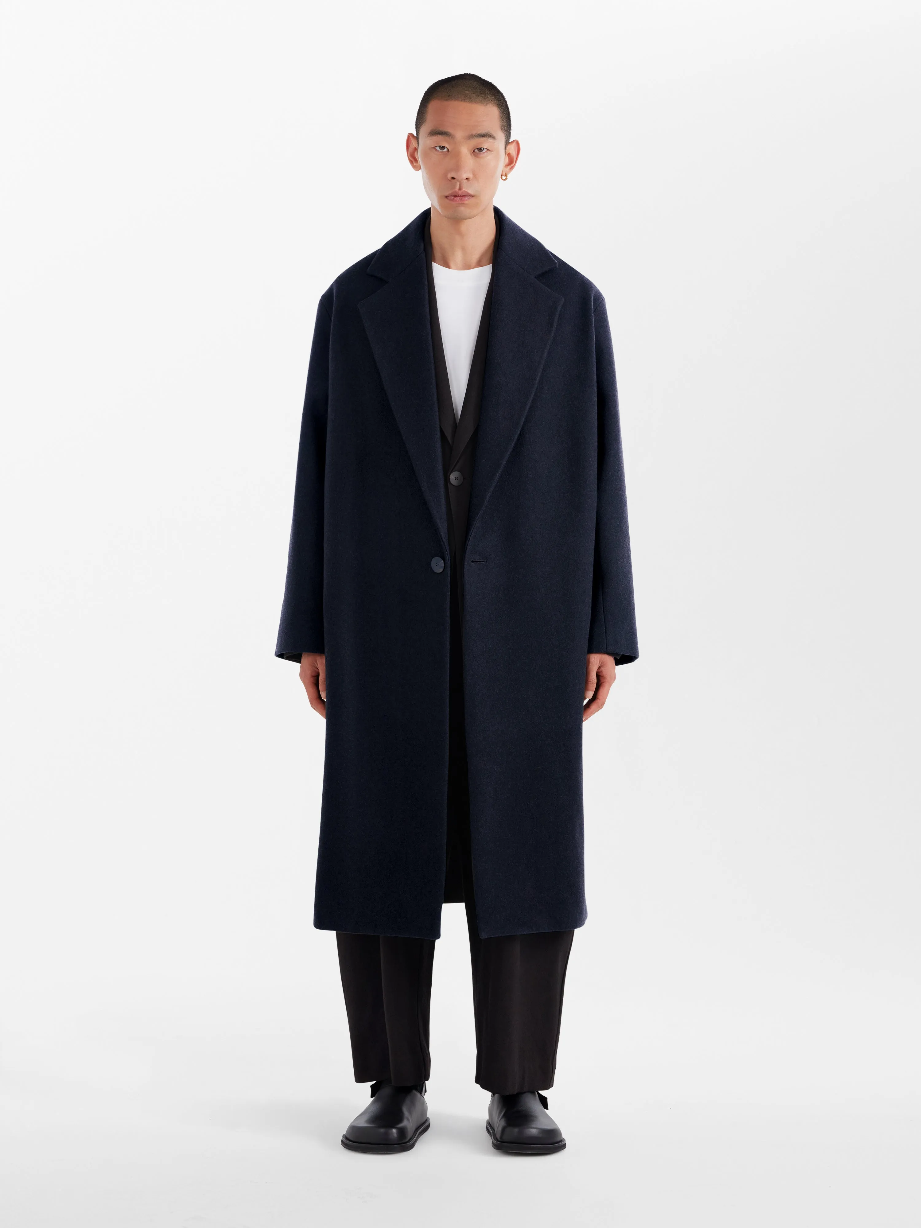 [Ⓜ︎asako様]OVERCOAT Melton Notch Coat NAVY img75609_src.webp