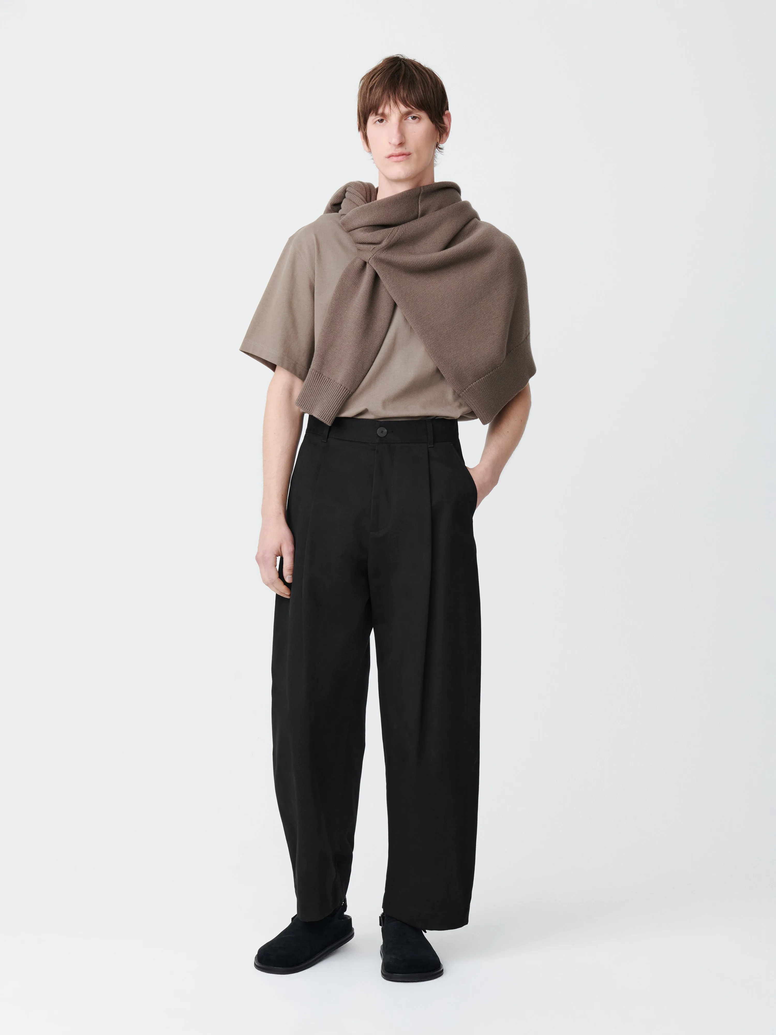 Guild Pant in Black sold by Studio Nicholson