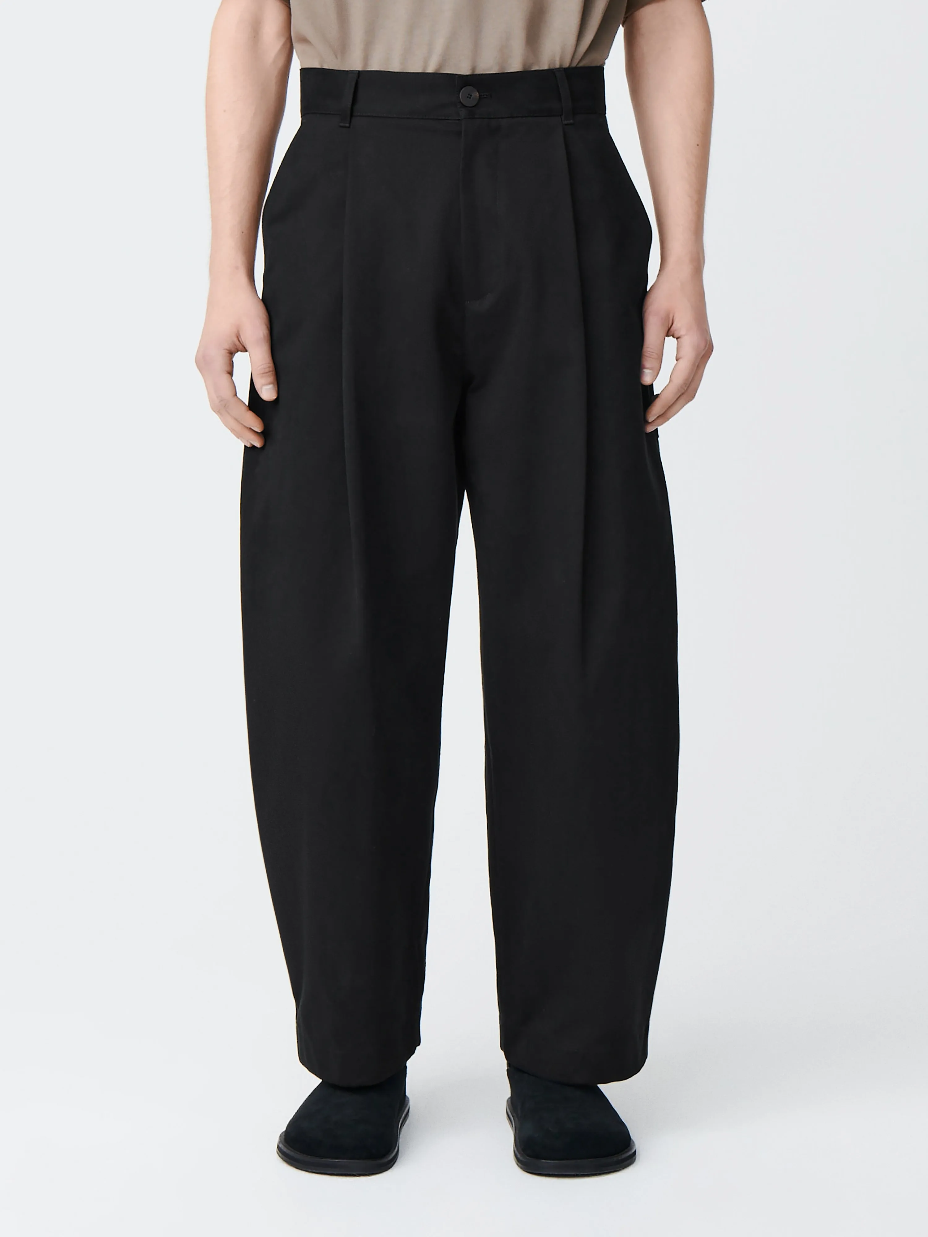 Guild Pant in Black sold by Studio Nicholson product image thumbnail 2
