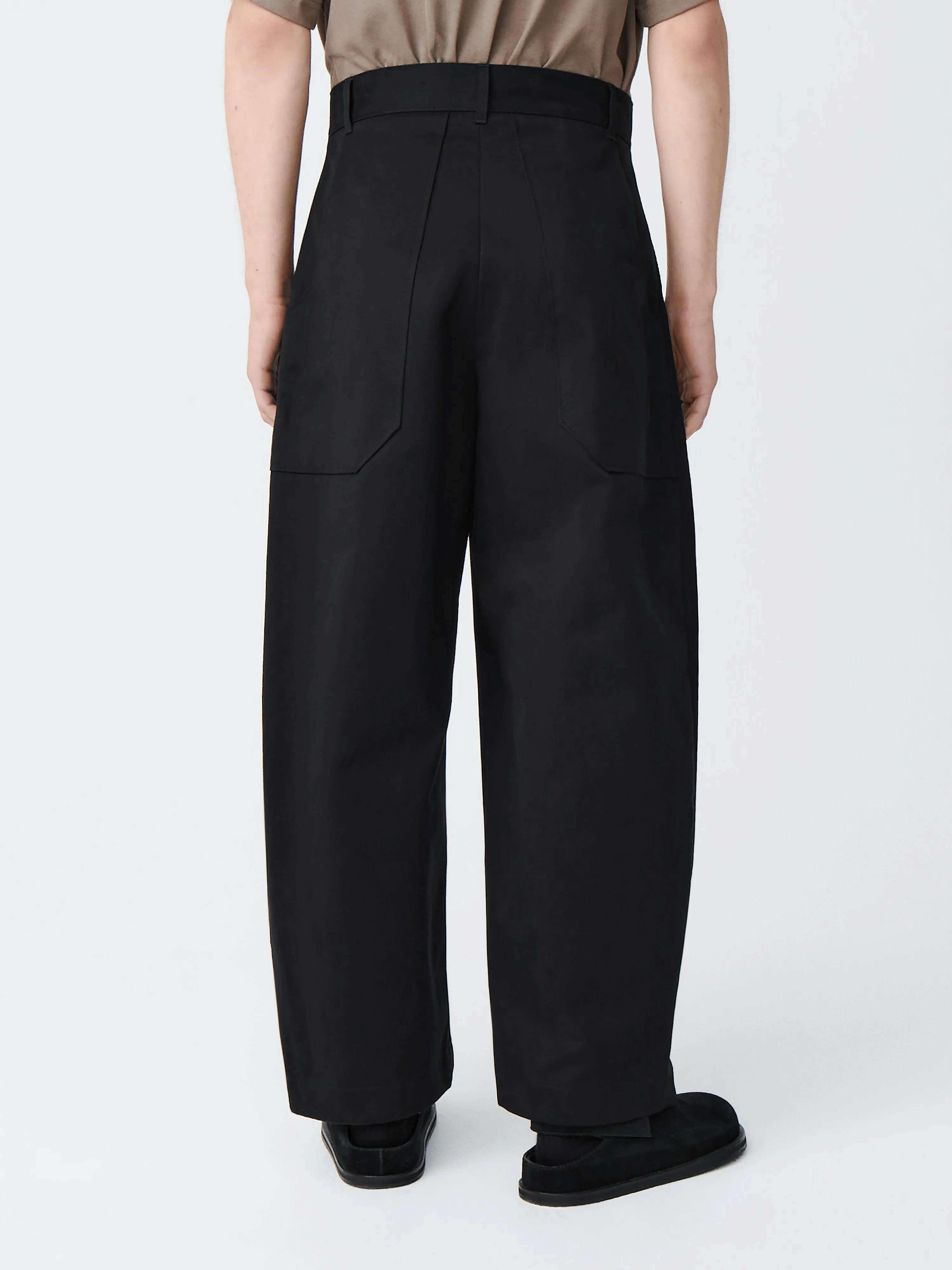 Guild Pant in Black sold by Studio Nicholson product image thumbnail 3