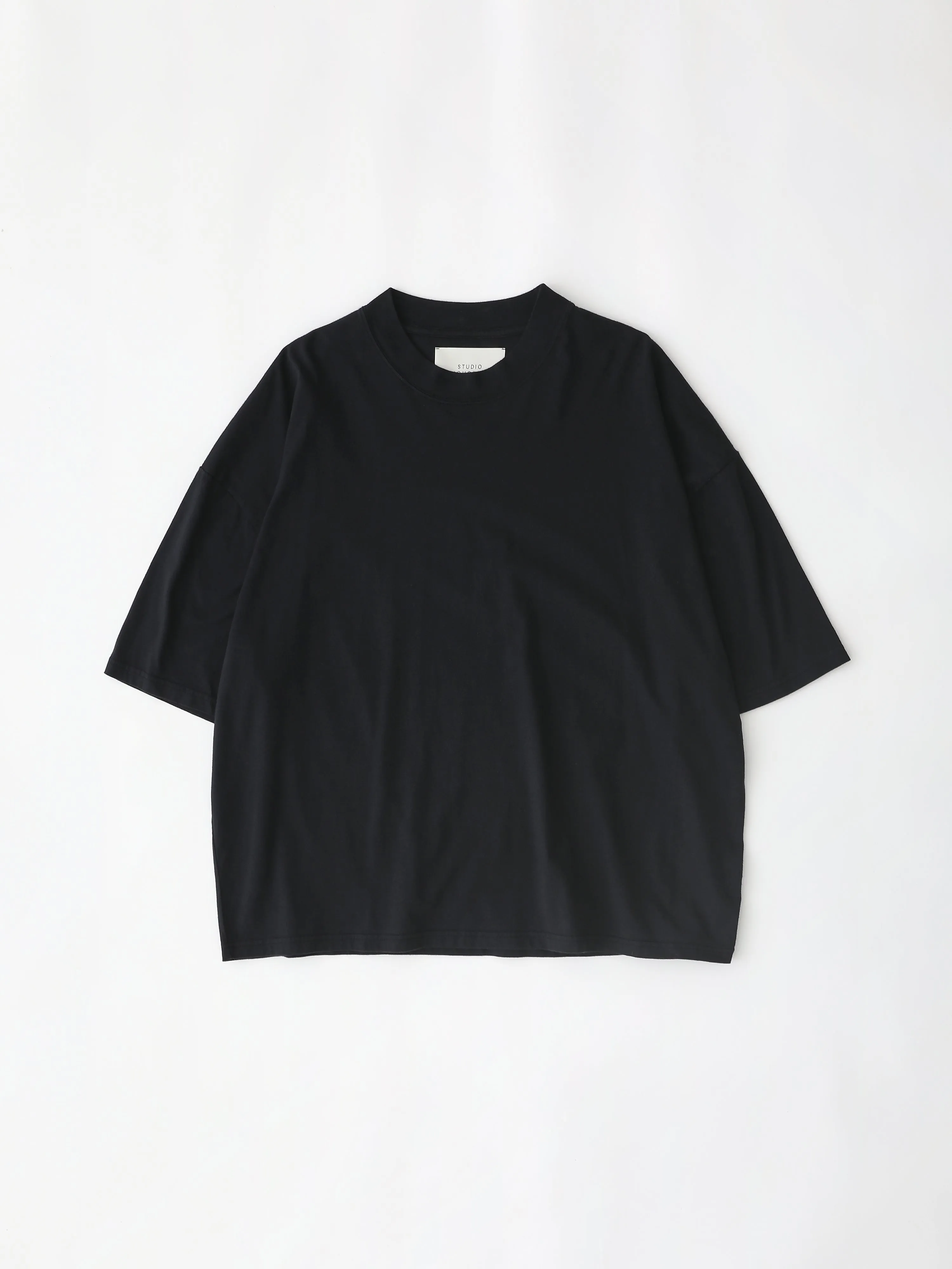Piu T-shirt in Black sold by Studio Nicholson product image thumbnail 4