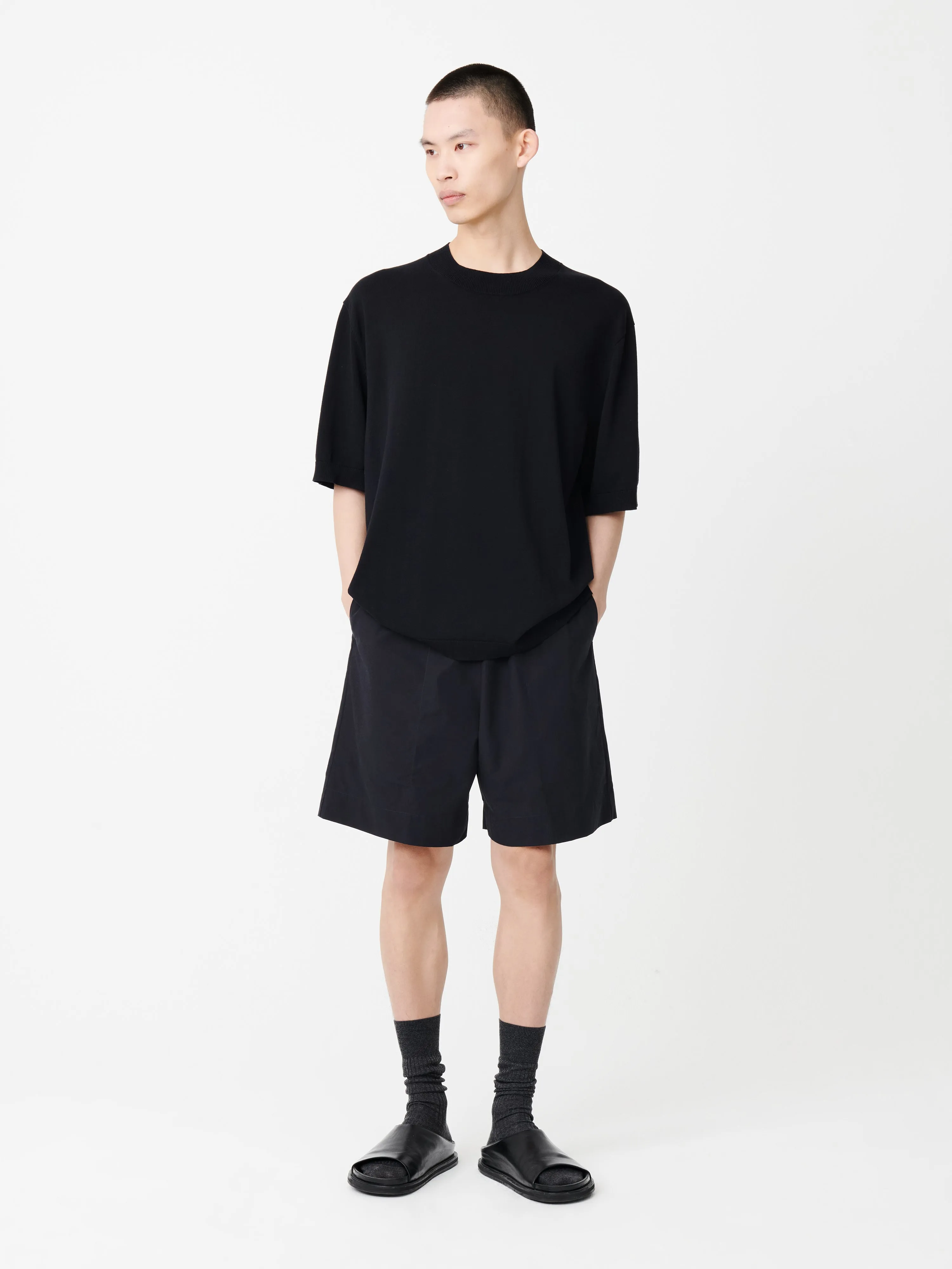 Ford Short in Darkest Navy sold by Studio Nicholson product image thumbnail 3