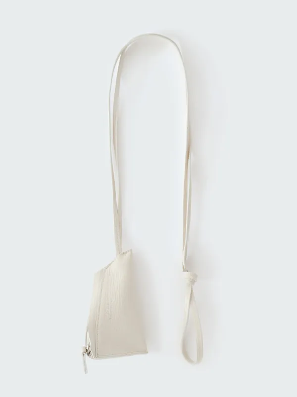 Pochi Leather Pouch in Parchment sold by Studio Nicholson