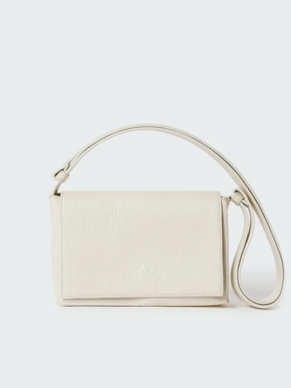 Meshi Mini Leather Bag in Parchment sold by Studio Nicholson