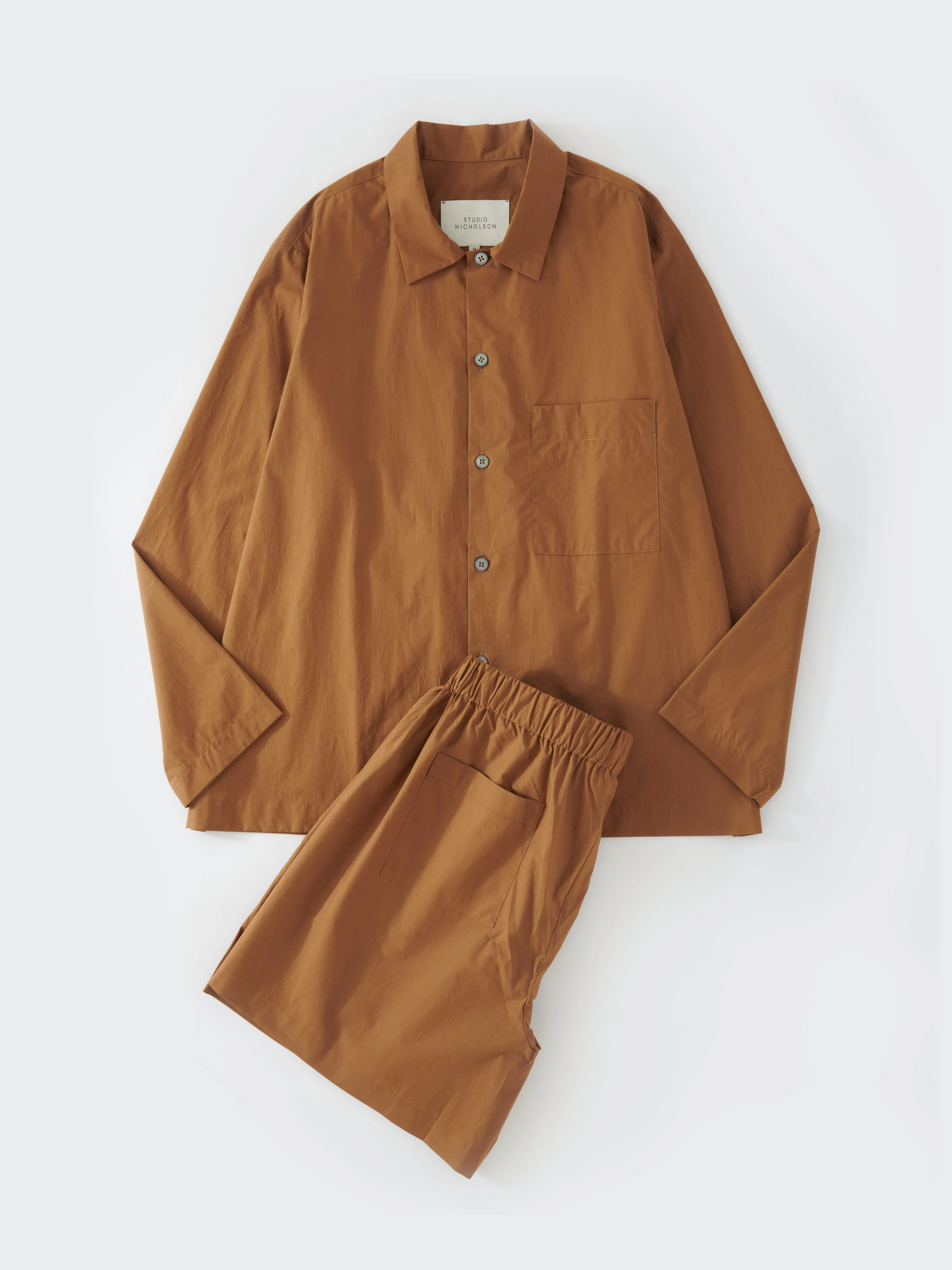 PJ Short Set in Almond sold by Studio Nicholson product image thumbnail 2