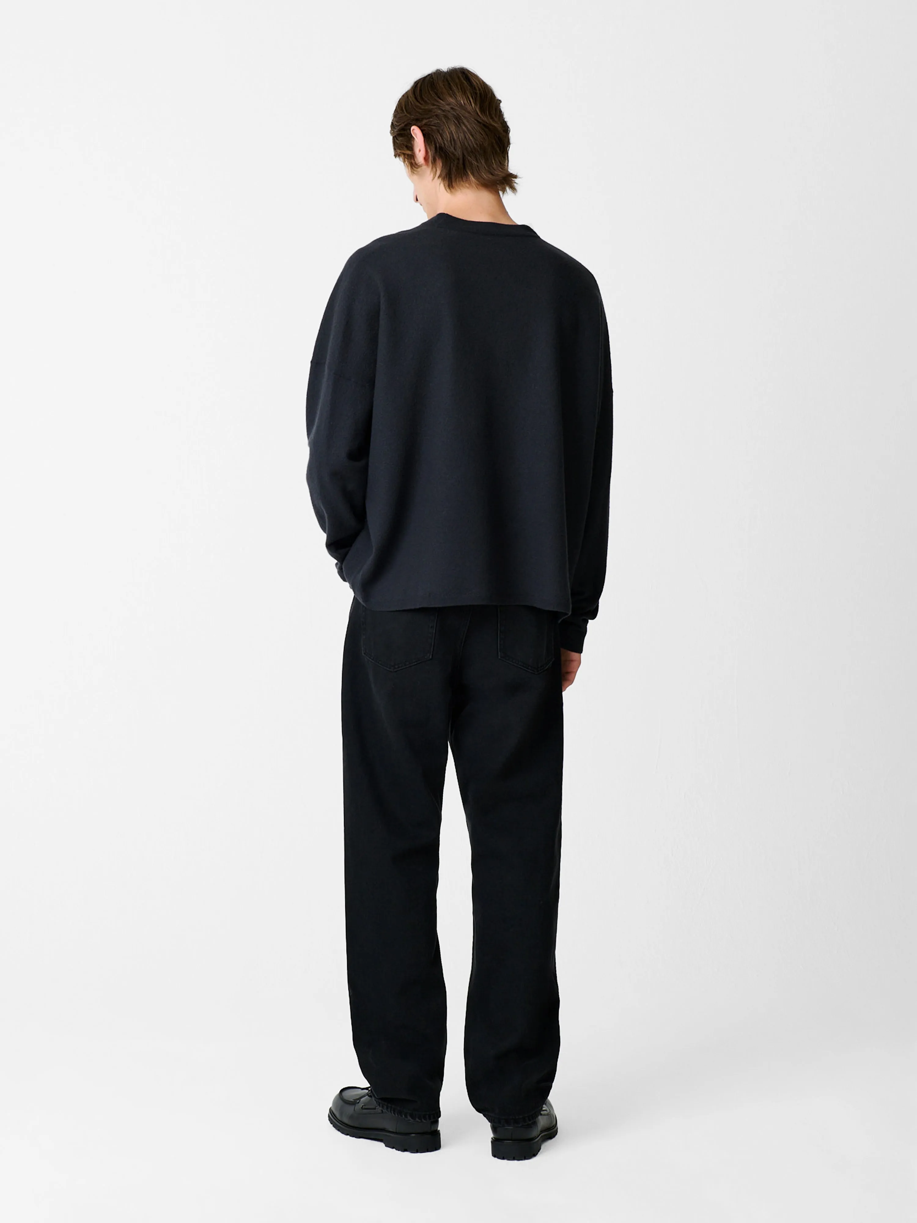 Riso Denim Pant in Washed Black sold by Studio Nicholson product image thumbnail 4
