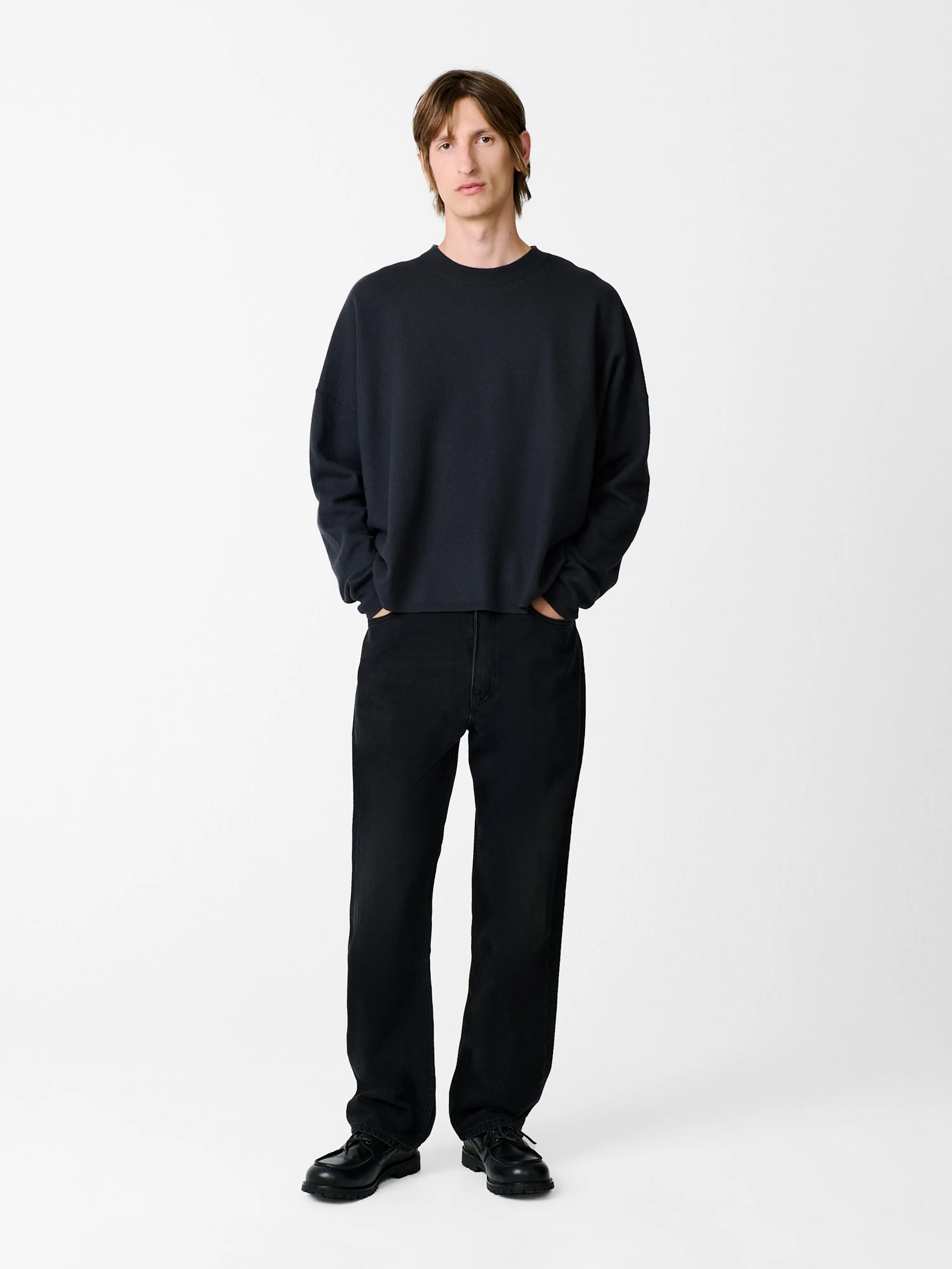 Riso Denim Pant in Washed Black sold by Studio Nicholson product image thumbnail 2