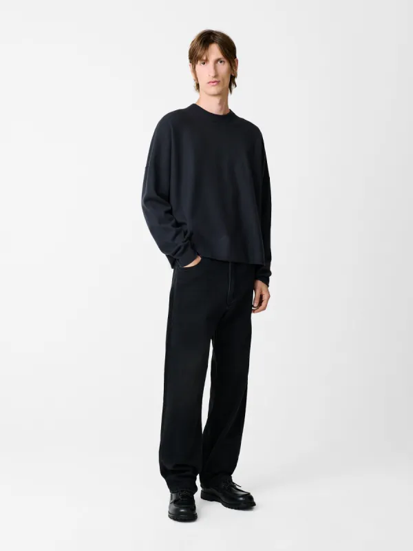 Riso Denim Pant in Washed Black sold by Studio Nicholson