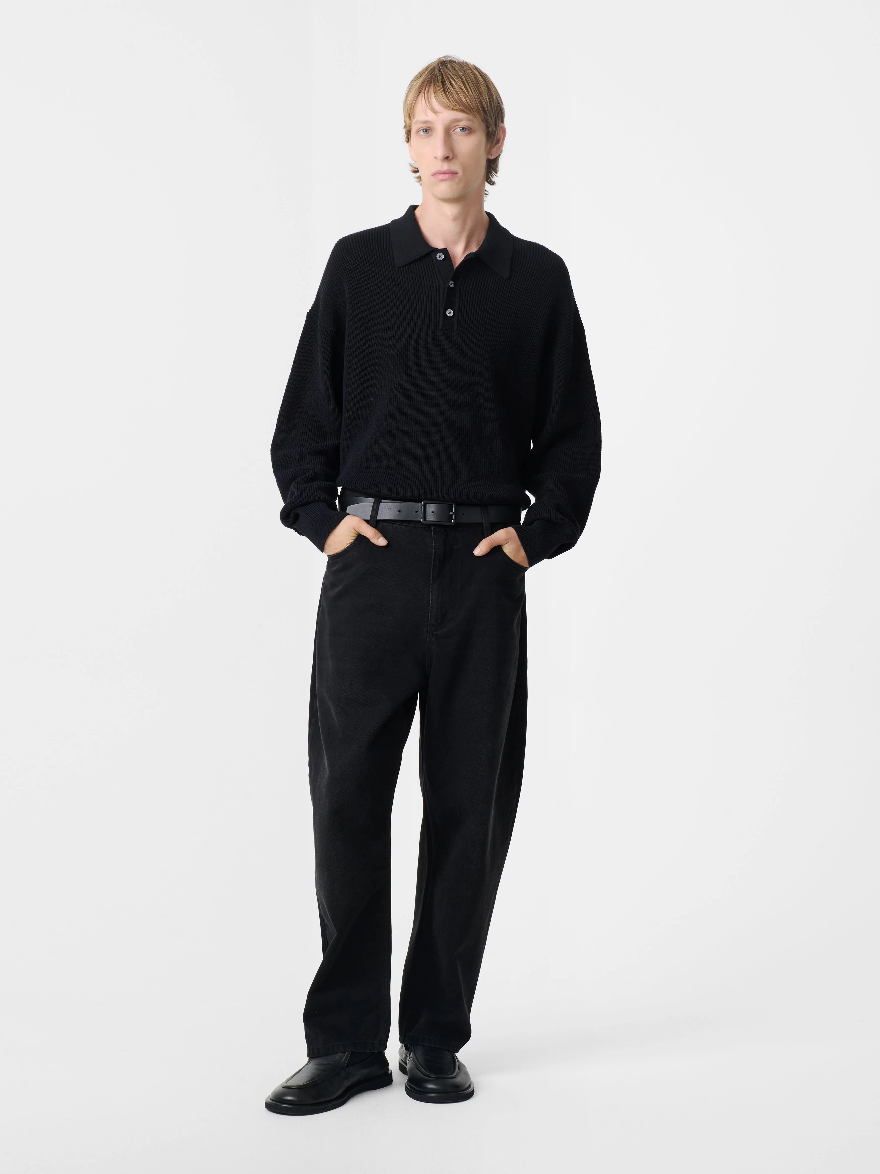 Land Denim Pant in Washed Black | Parallel