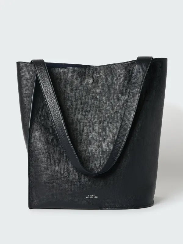 Doublet Type 2 Leather Bag in Darkest Navy made by Studio Nicholson