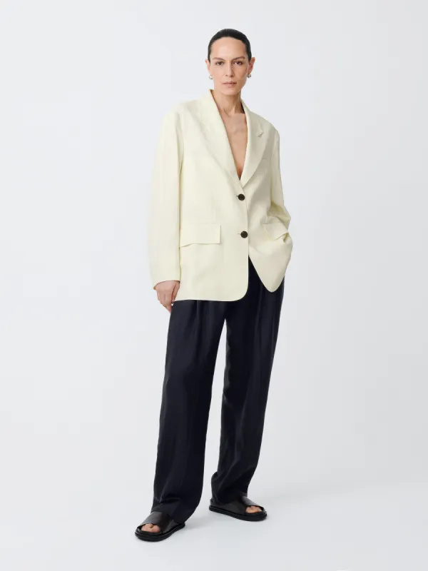 Phelps Viscose Jacket in Parchment made by Studio Nicholson