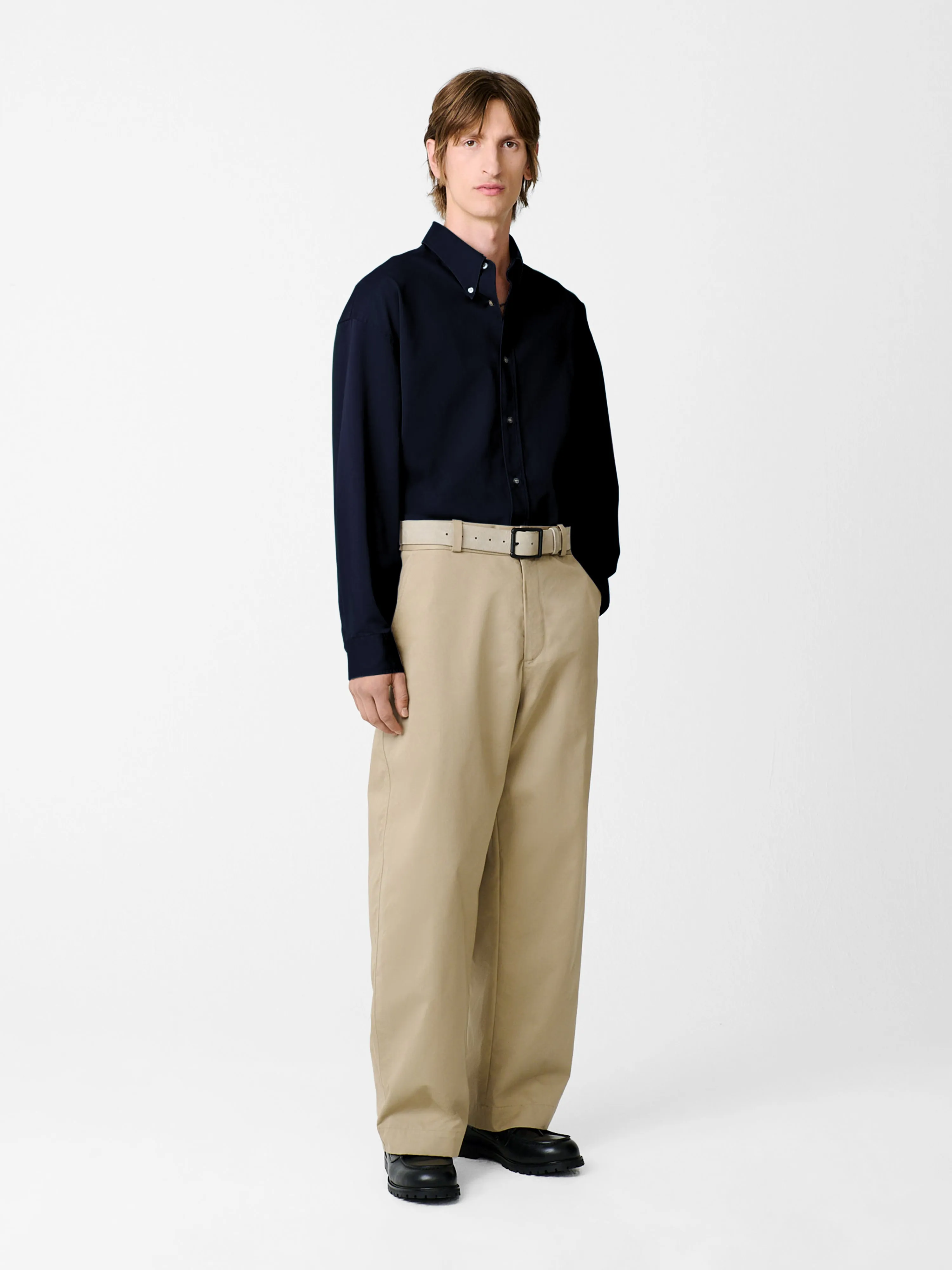Ruskin Shirt in Darkest Navy sold by Studio Nicholson product image thumbnail 3