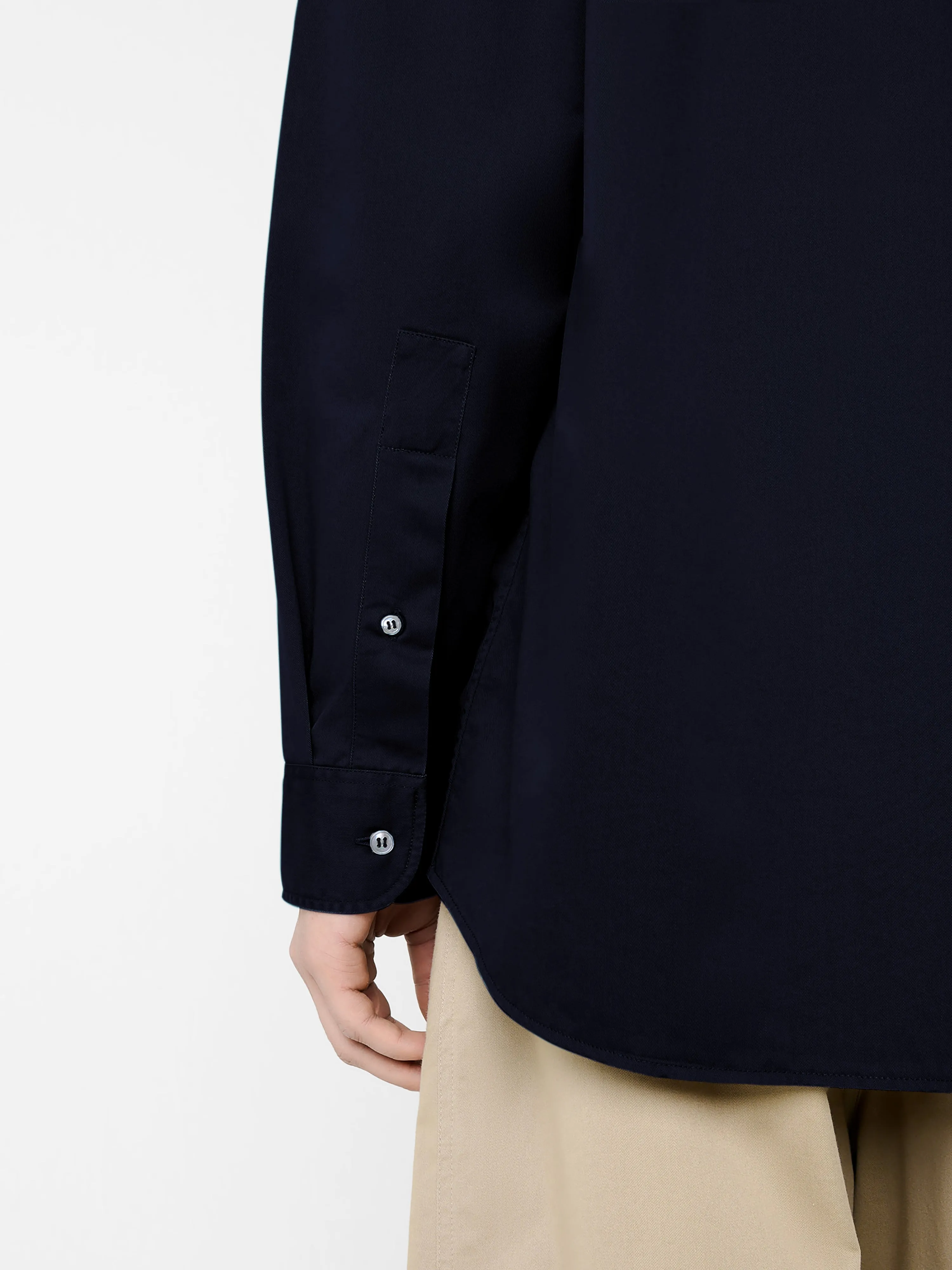 Ruskin Shirt in Darkest Navy sold by Studio Nicholson product image thumbnail 4