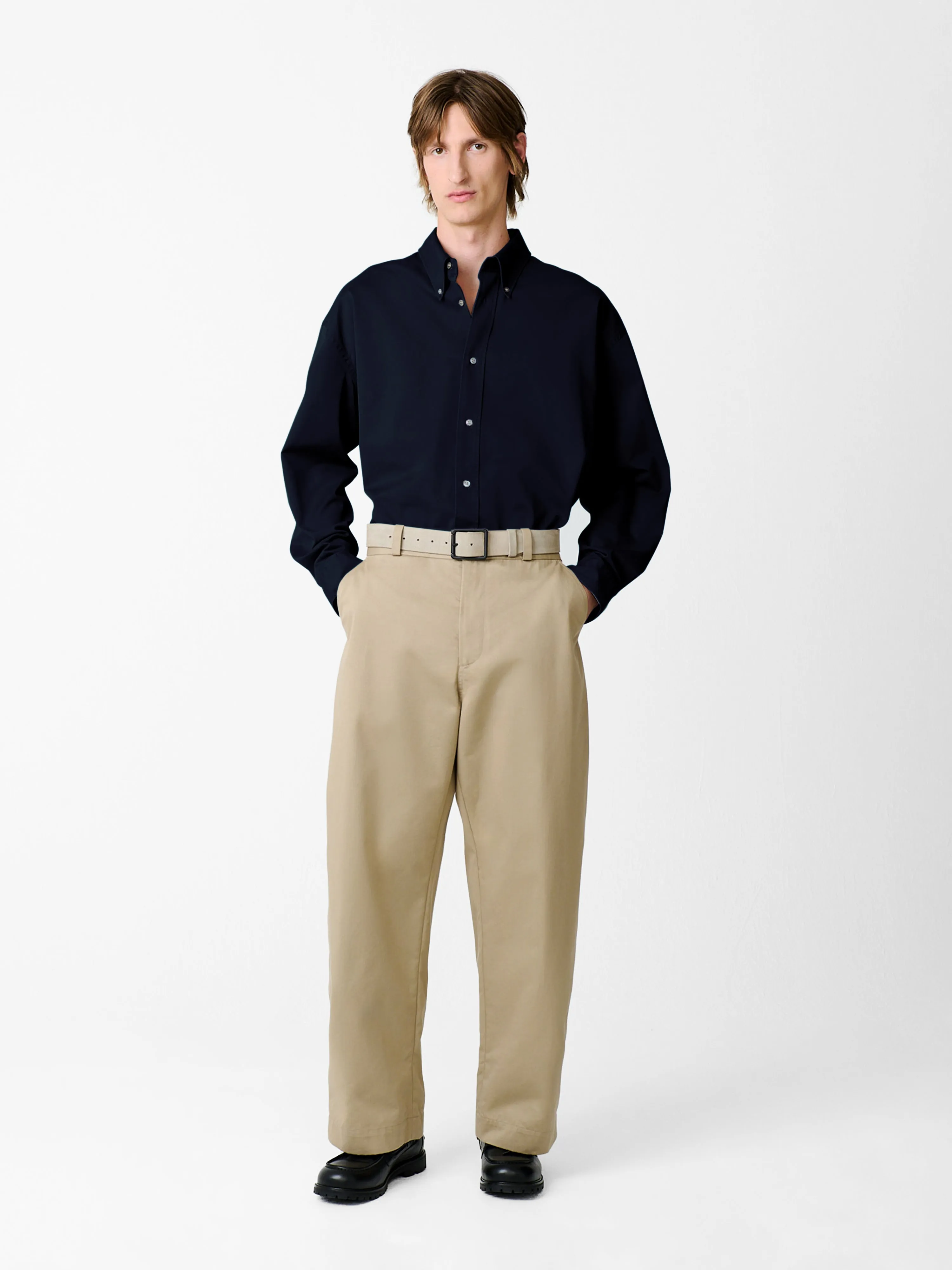 Ruskin Shirt in Darkest Navy sold by Studio Nicholson product image thumbnail 2