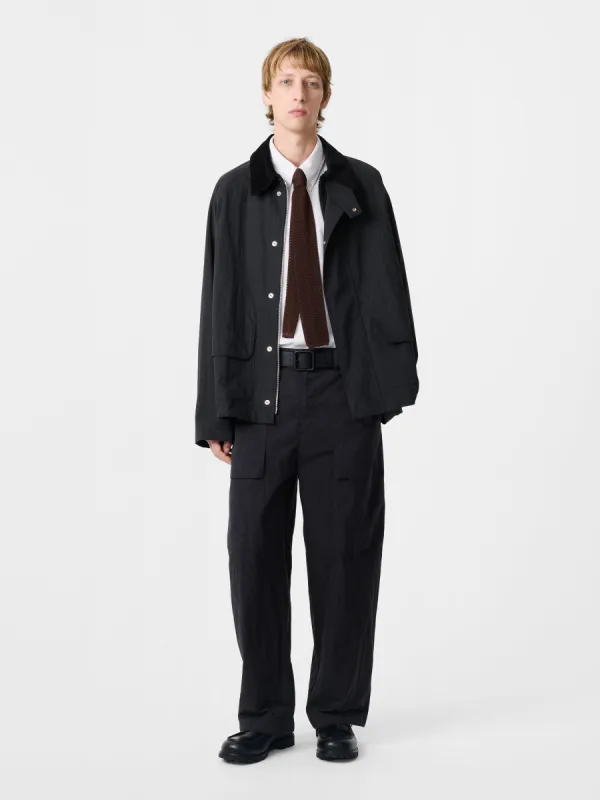 Towa Jacket in Washed Black sold by Studio Nicholson