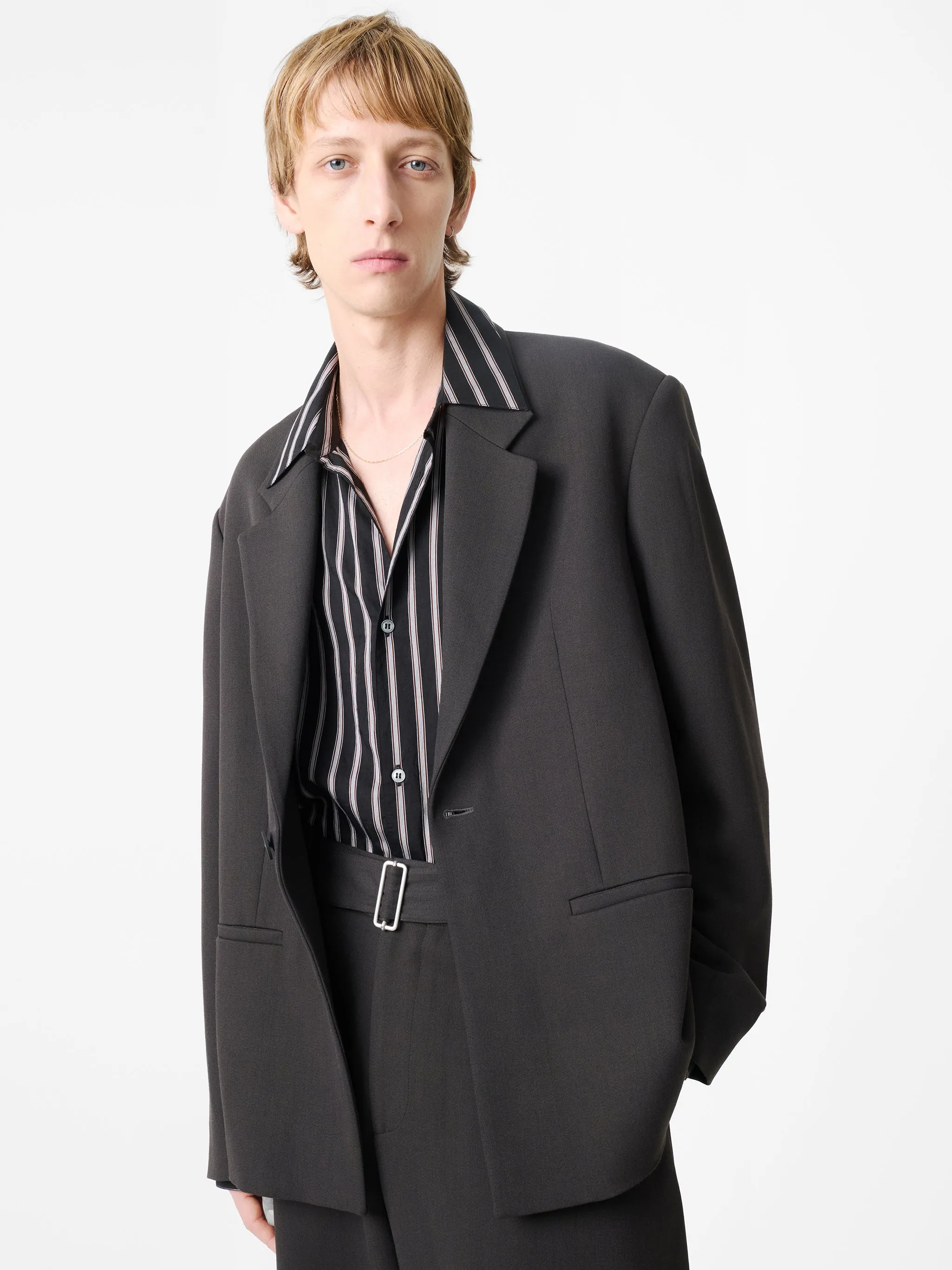 Seth Jacket in Oil sold by Studio Nicholson product image thumbnail 3