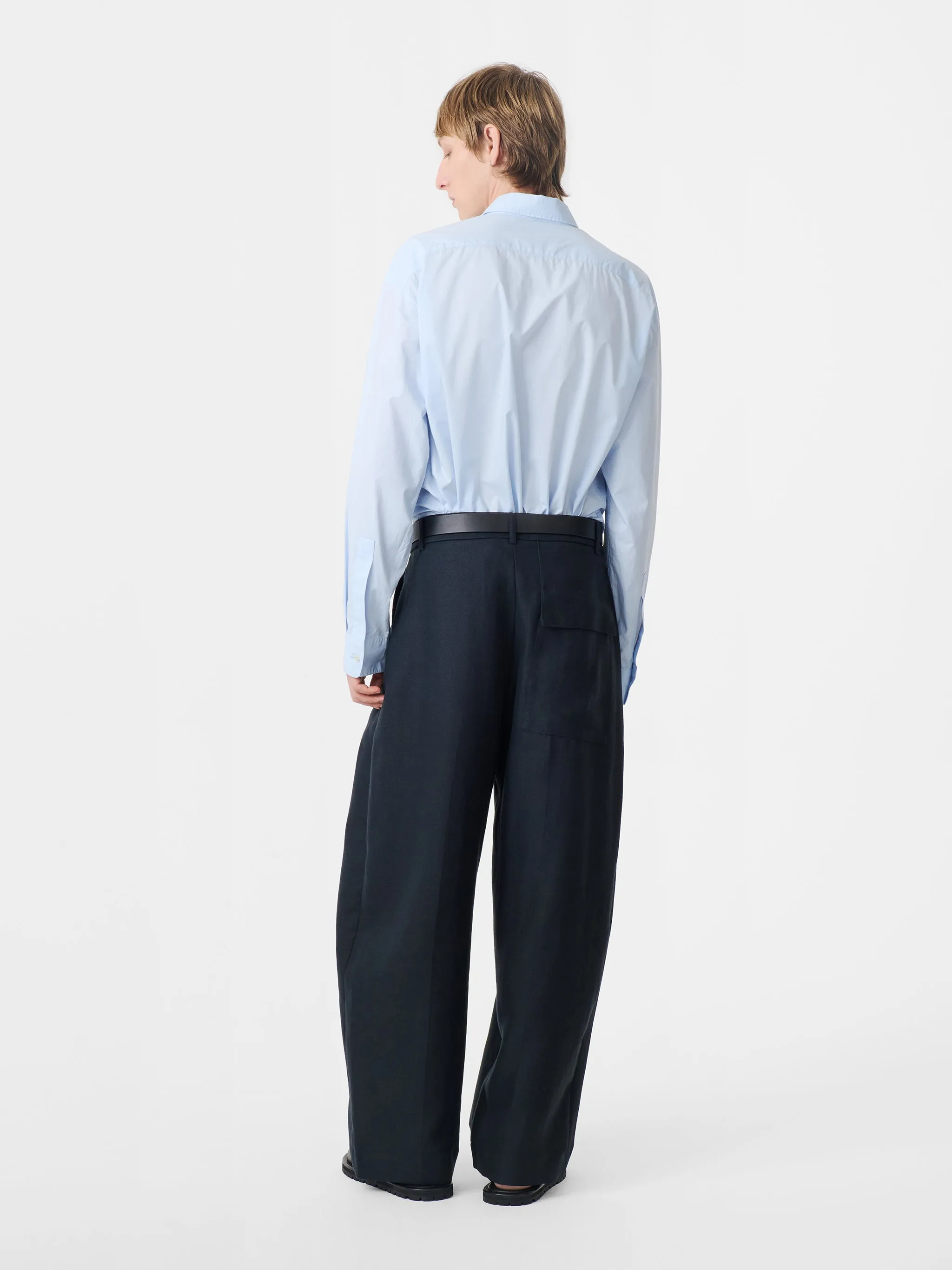 Salin Shirt in Sky Blue sold by Studio Nicholson product image thumbnail 4