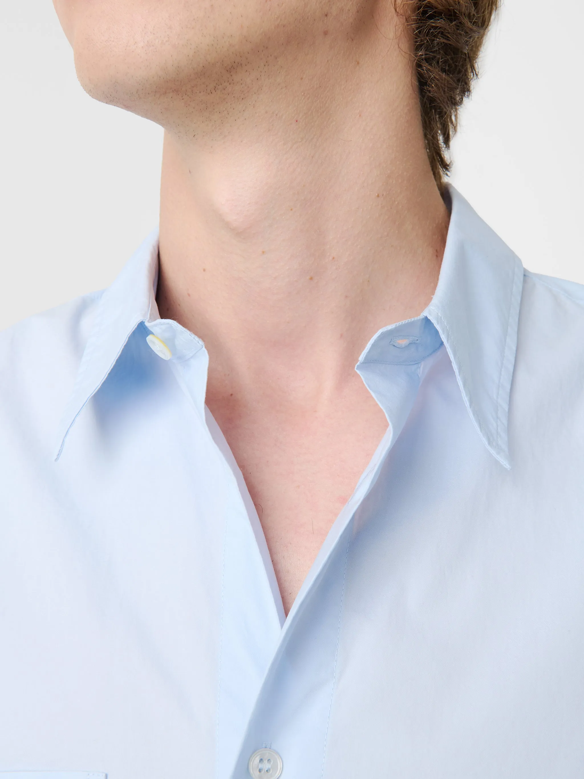 Salin Shirt in Sky Blue sold by Studio Nicholson product image thumbnail 5