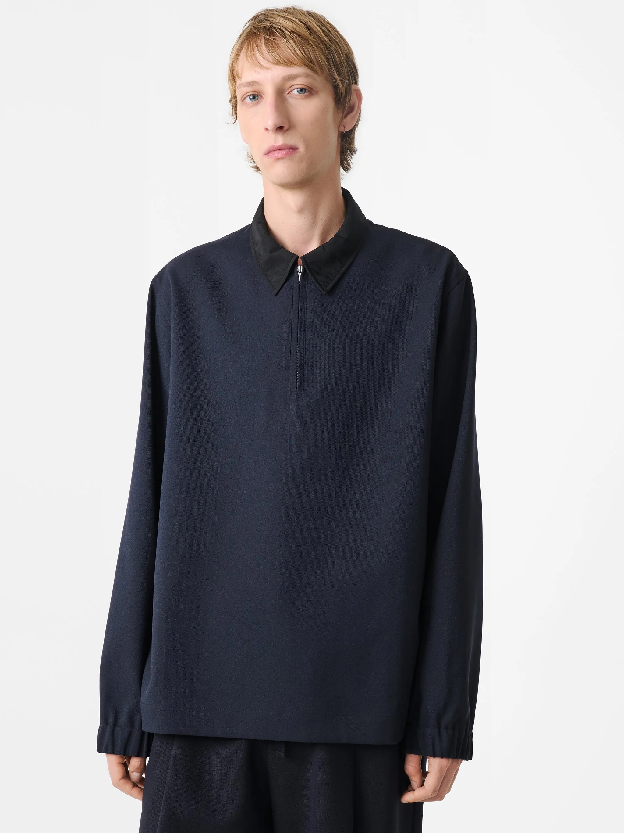 Joss Shirt in Darkest Navy sold by Studio Nicholson product image thumbnail 2