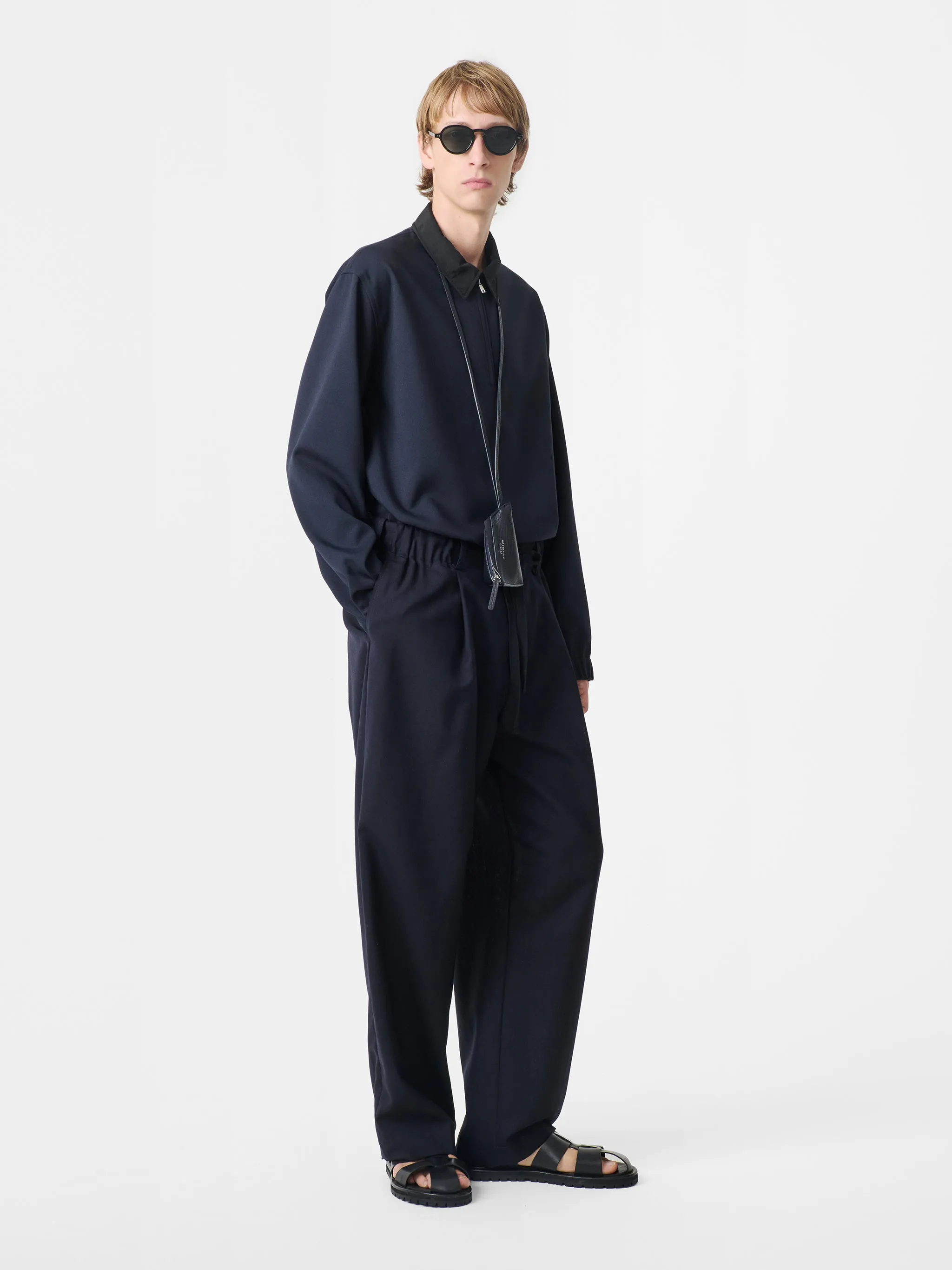 Joss Shirt in Darkest Navy sold by Studio Nicholson product image thumbnail 4