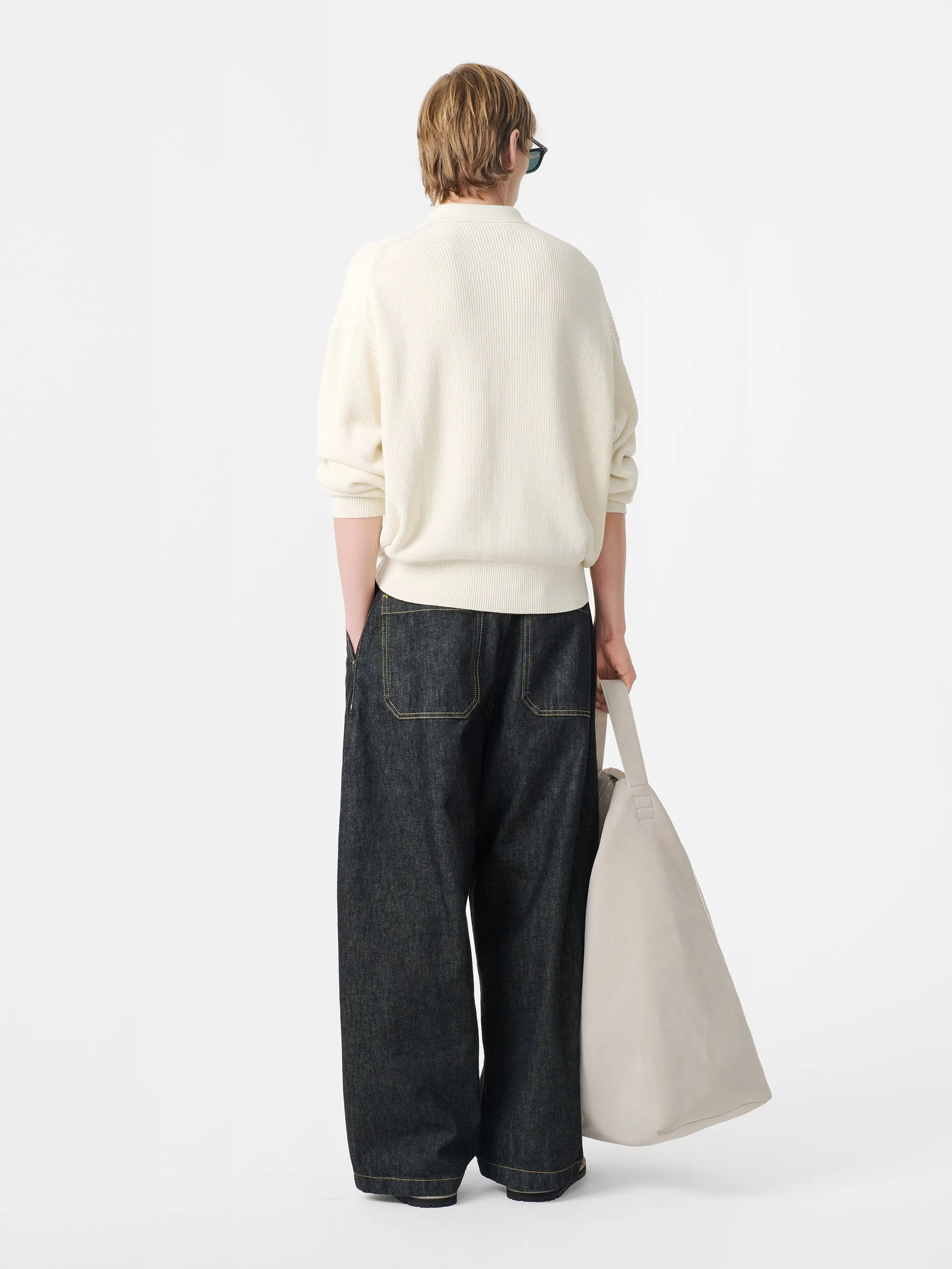 Bourne Knit in Parchment sold by Studio Nicholson product image thumbnail 4