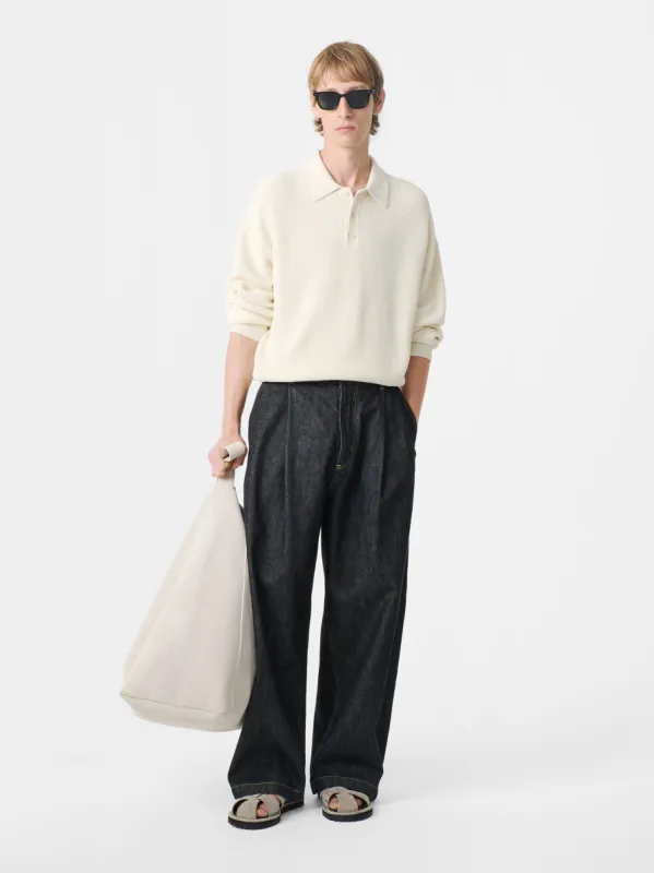 Bourne Knit in Parchment made by Studio Nicholson