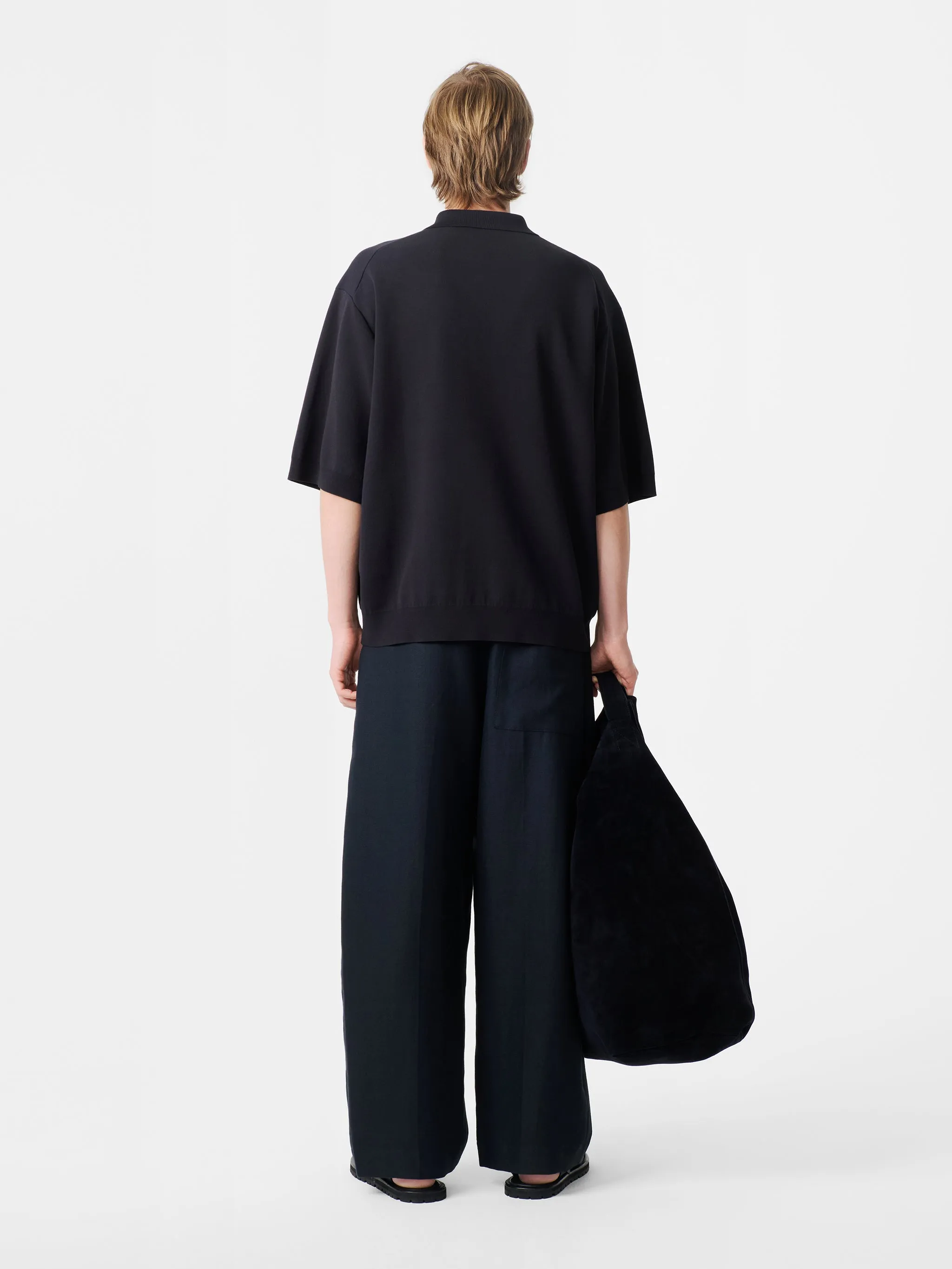 Rico Knit in Darkest Navy sold by Studio Nicholson product image thumbnail 4