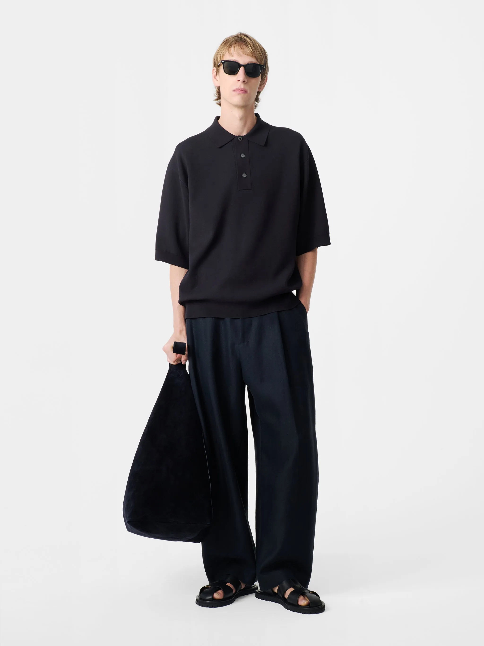 Rico Knit in Darkest Navy sold by Studio Nicholson product image thumbnail 2