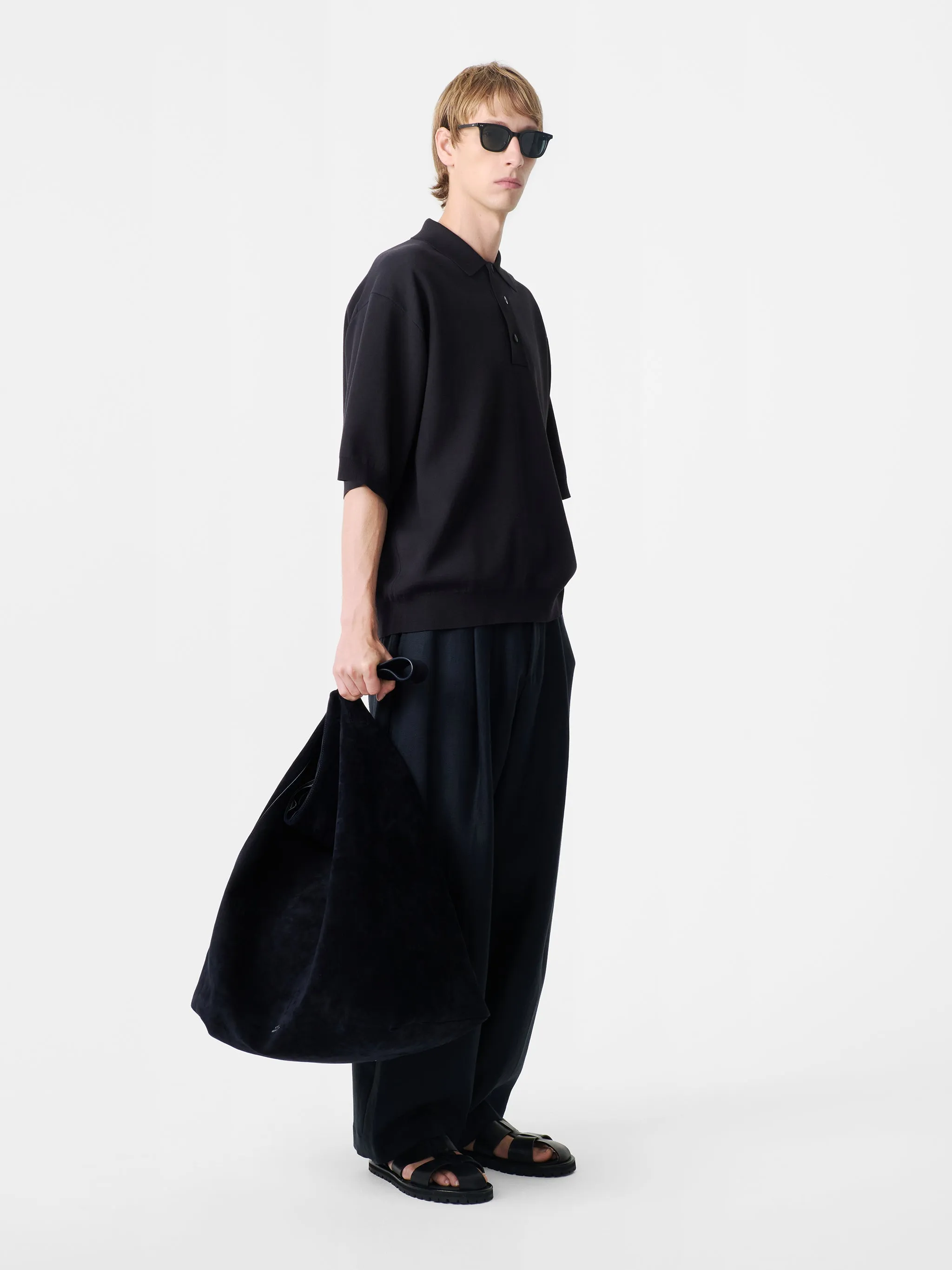 Rico Knit in Darkest Navy sold by Studio Nicholson product image thumbnail 3