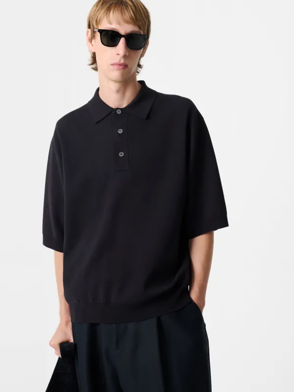Rico Knit in Darkest Navy made by Studio Nicholson