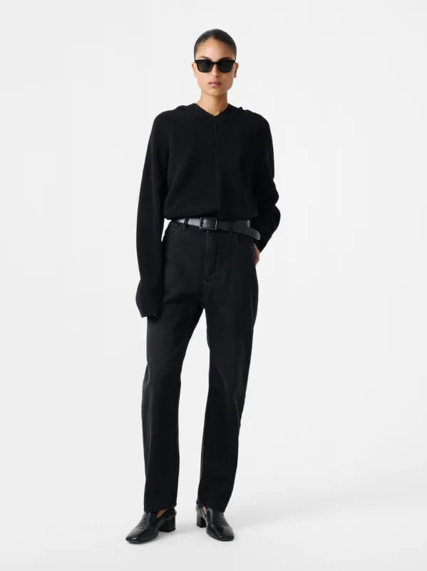 Pocono Knit in Black sold by Studio Nicholson