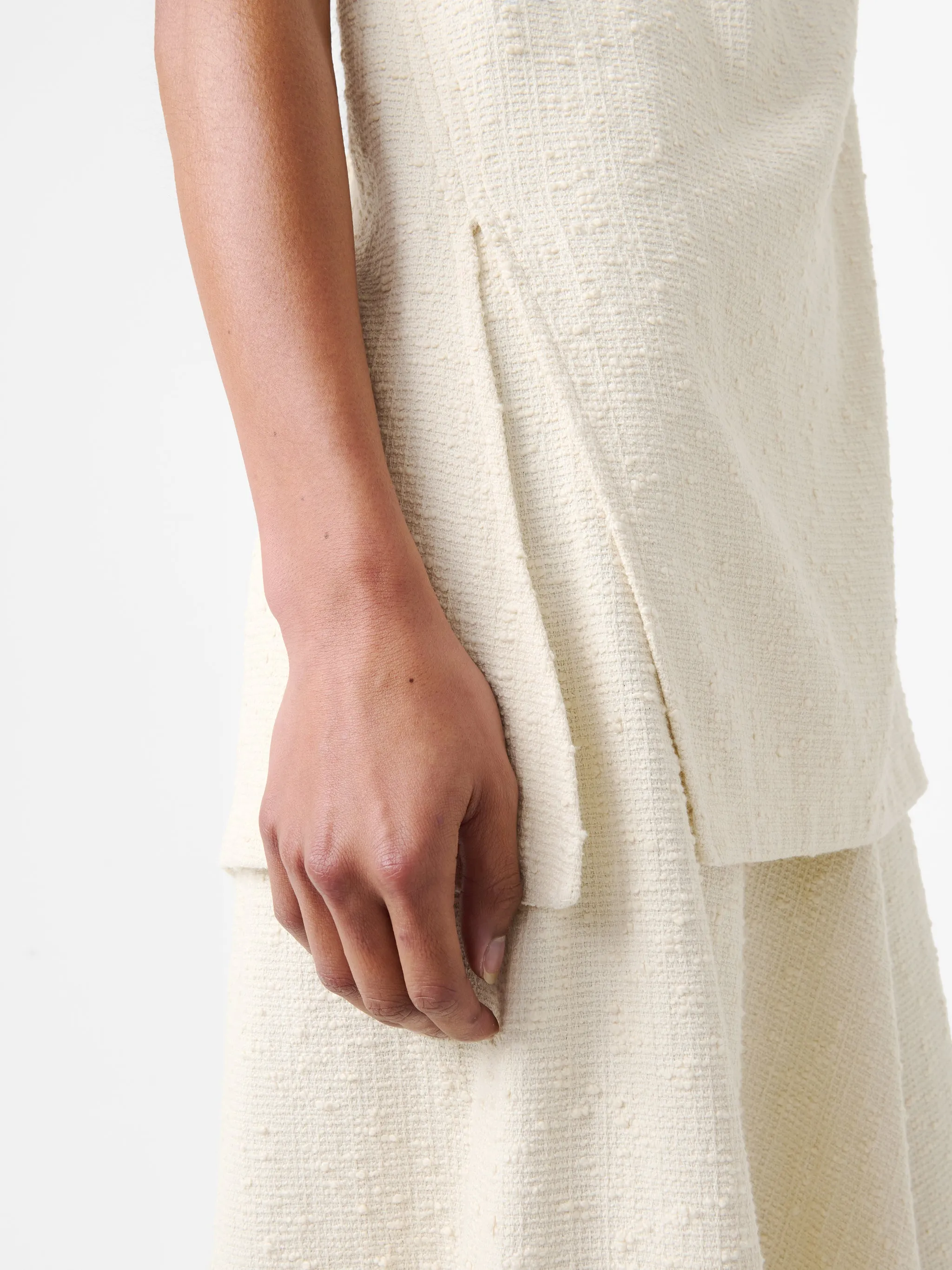 Mager Top in Cream sold by Studio Nicholson product image thumbnail 5