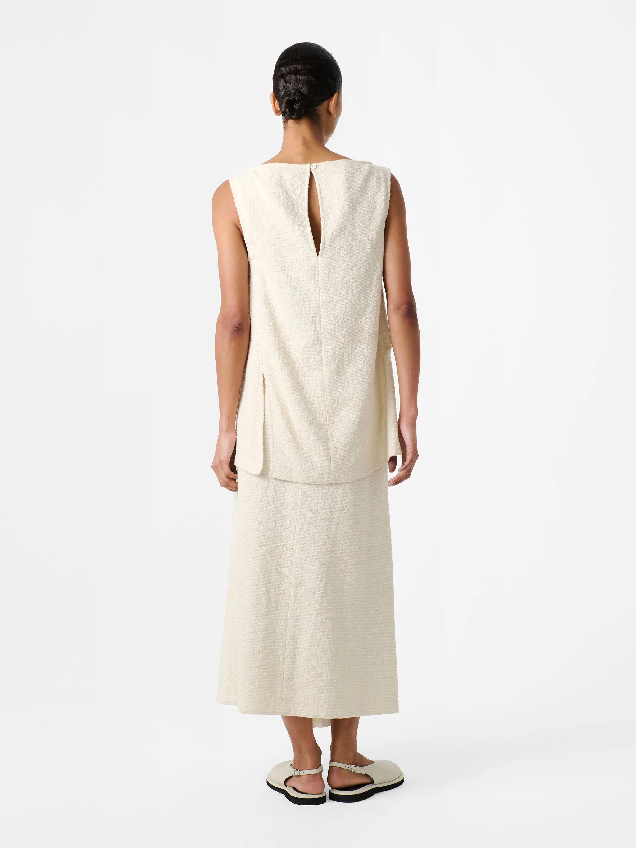 Mager Top in Cream sold by Studio Nicholson product image thumbnail 4