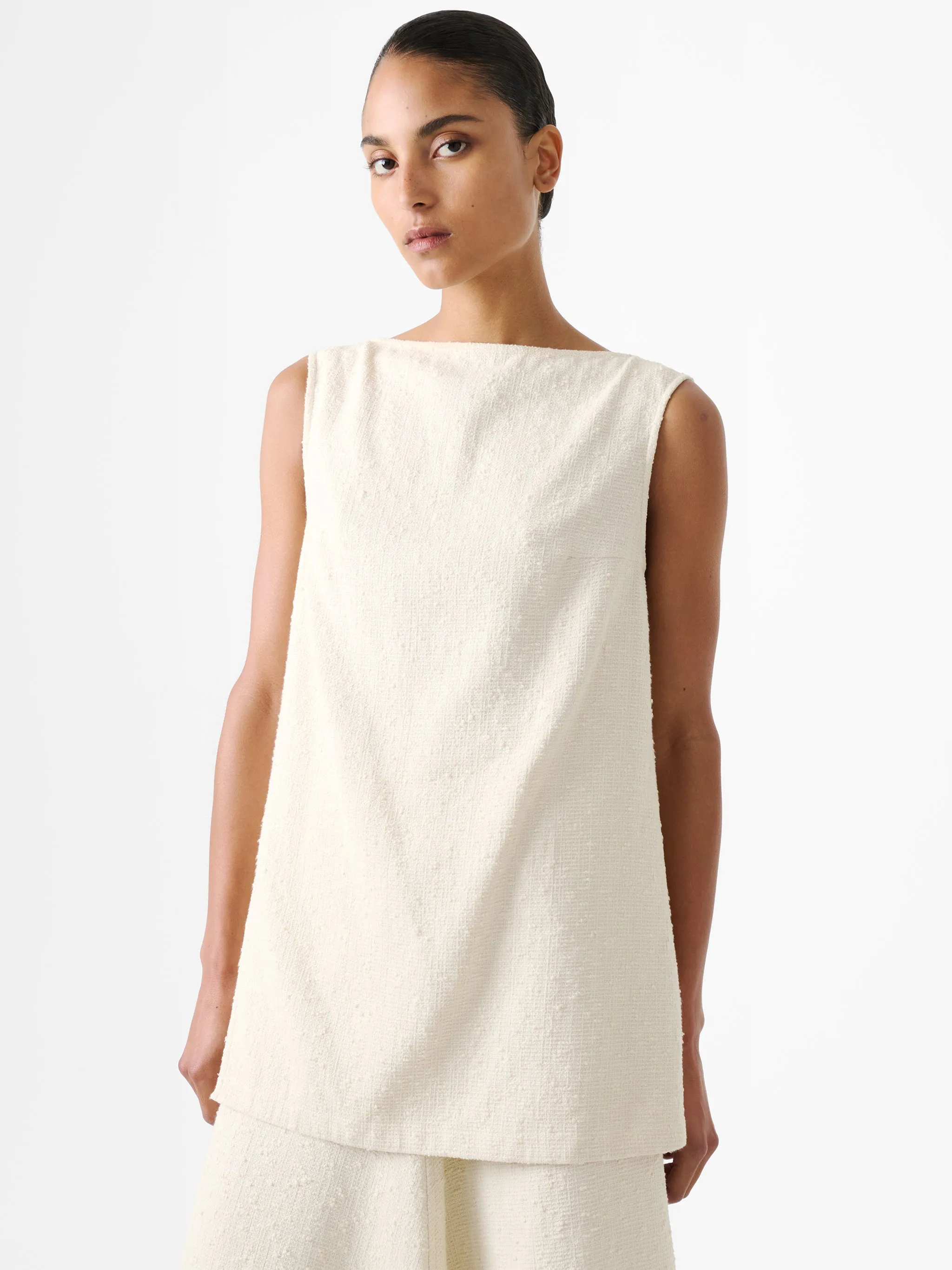 Mager Top in Cream sold by Studio Nicholson product image thumbnail 2