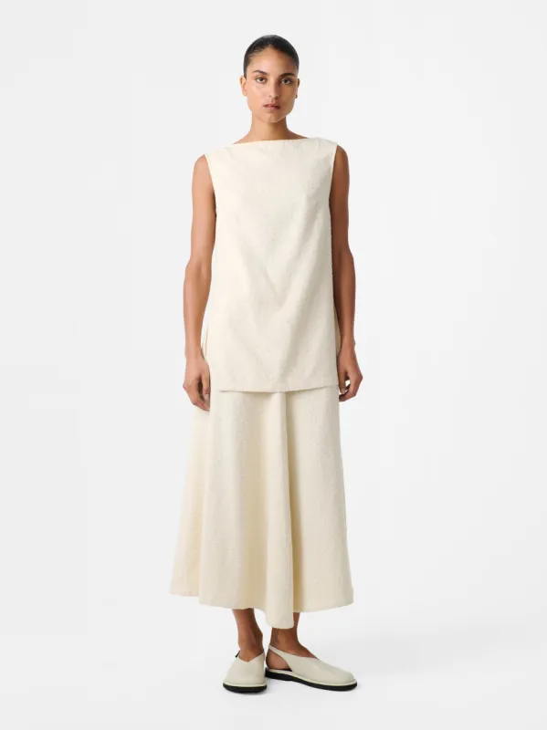 Mae Skirt in Cream made by Studio Nicholson