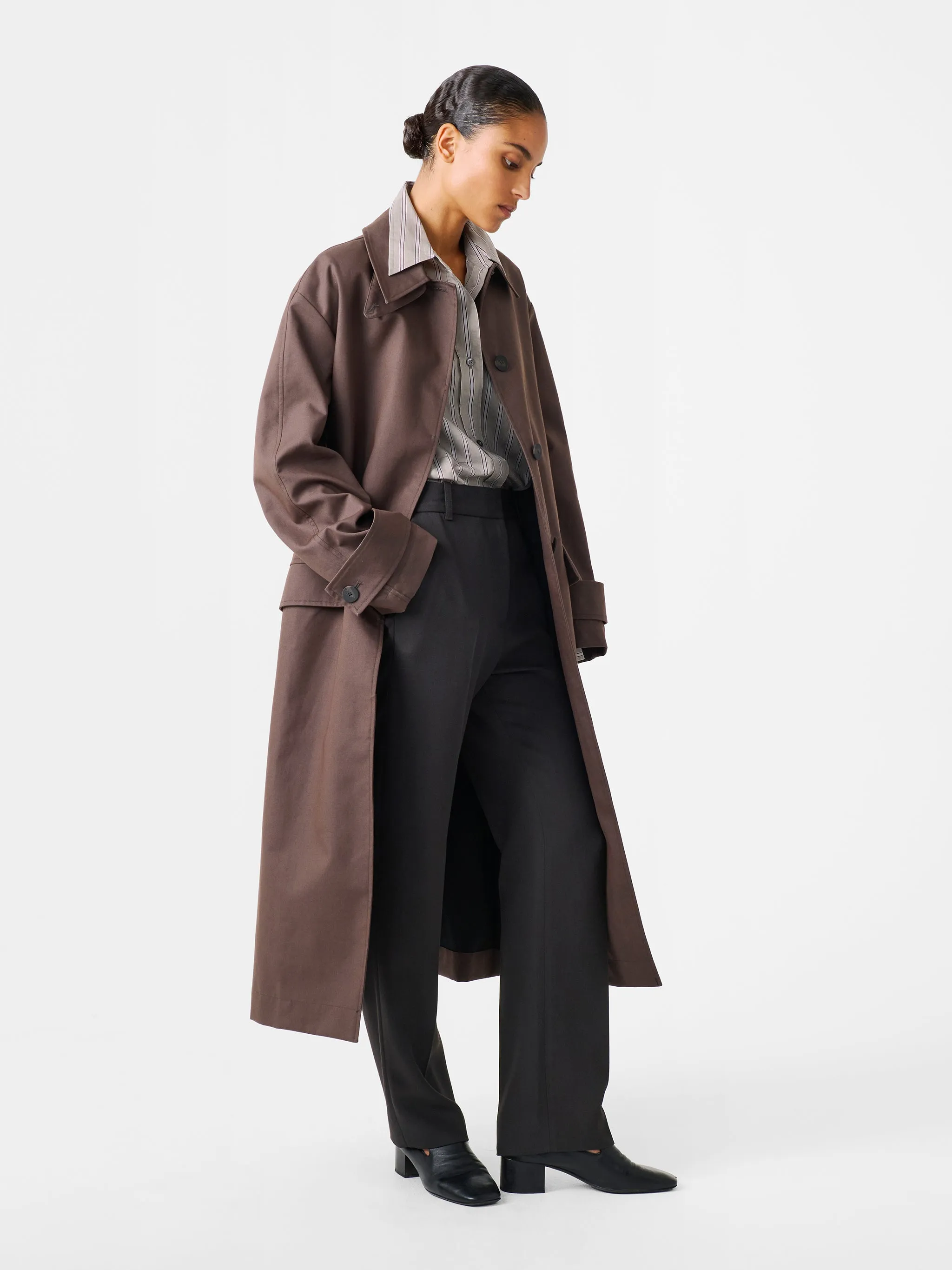 Vlore Pant in Oil sold by Studio Nicholson product image thumbnail 3