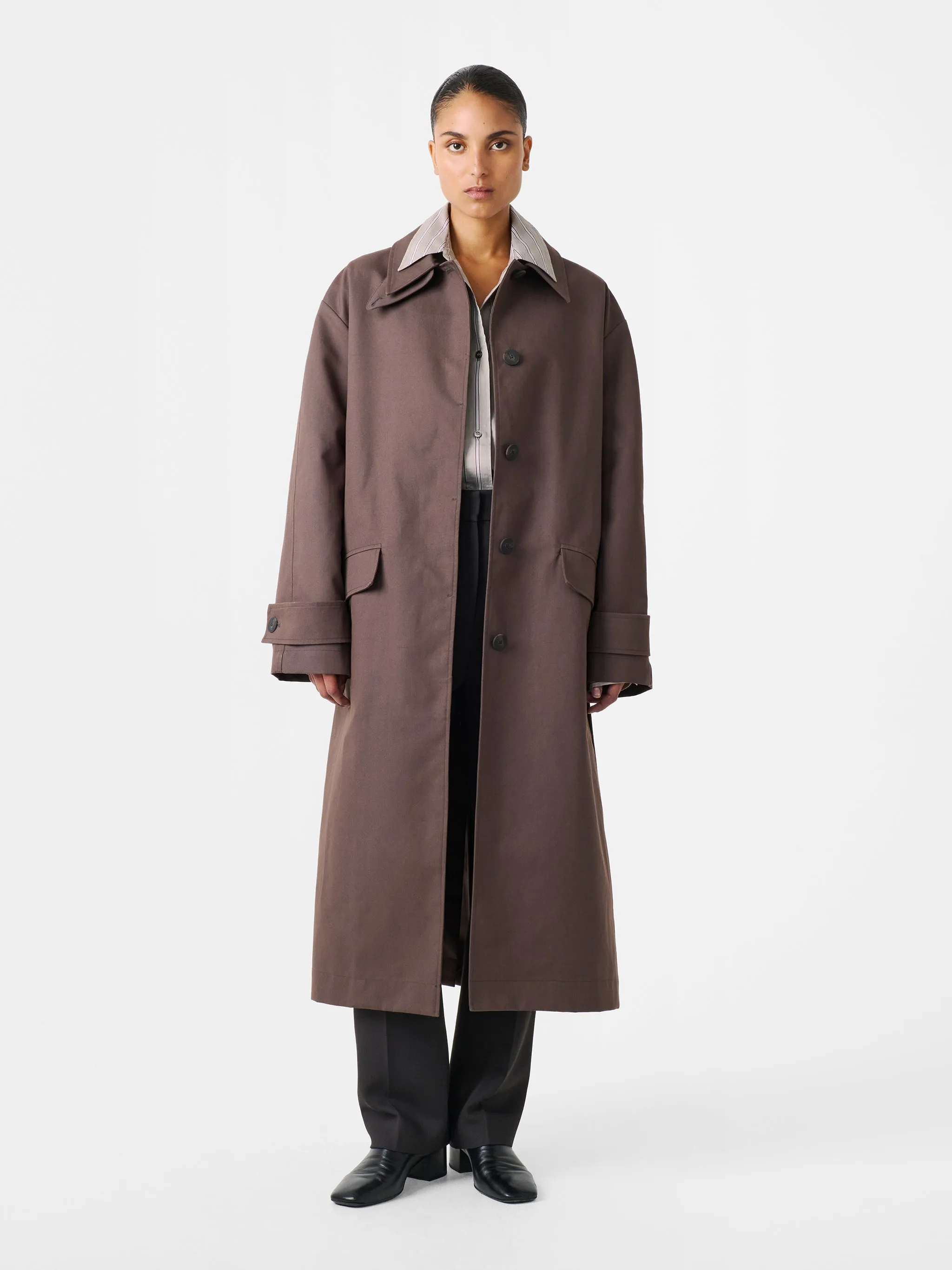 Vlore Pant in Oil sold by Studio Nicholson product image thumbnail 2