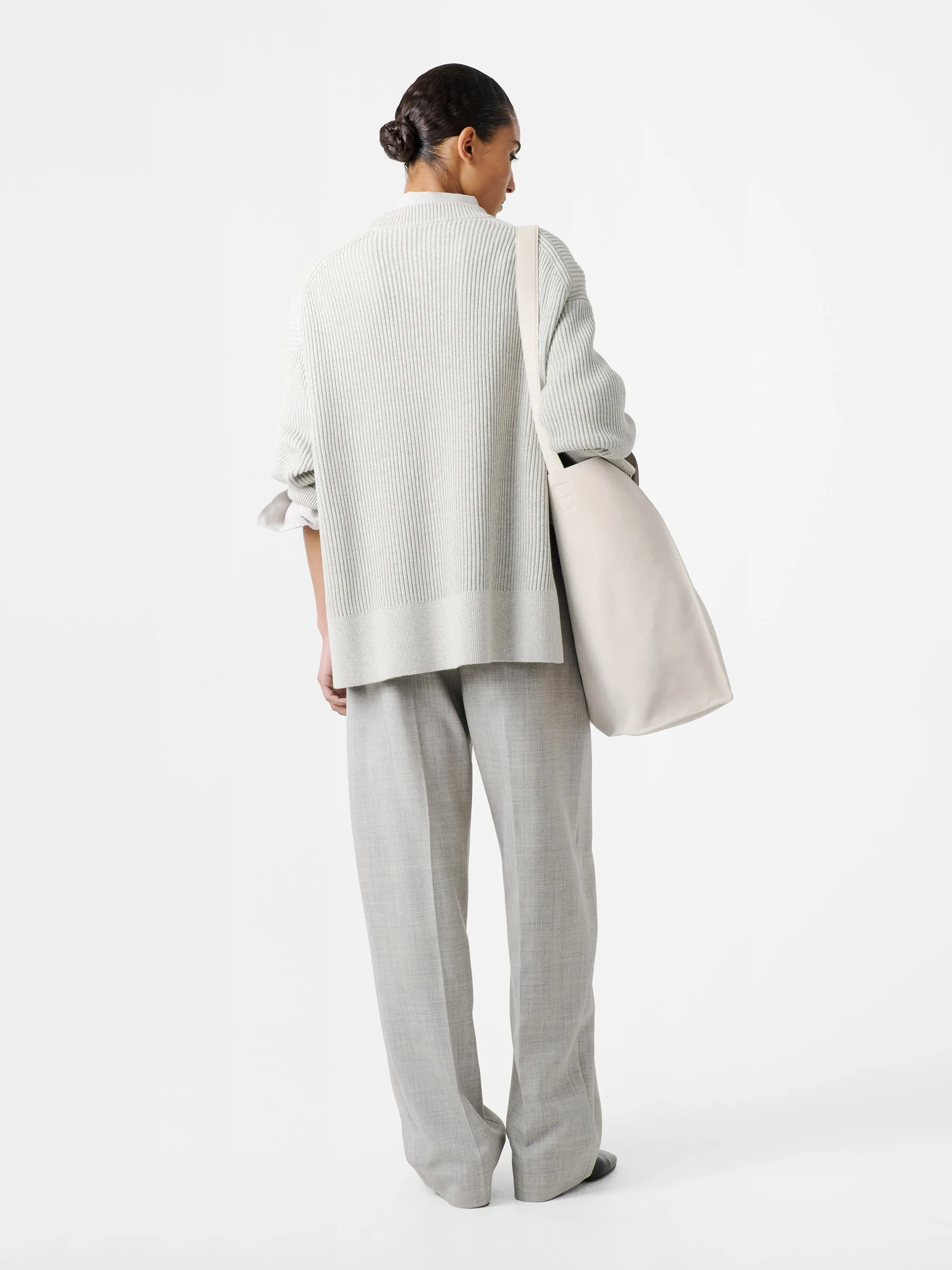 Verda Knit in Grey Marl sold by Studio Nicholson product image thumbnail 4