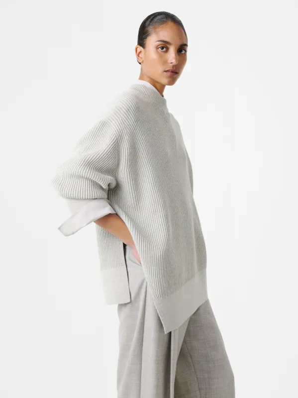 Verda Knit in Grey Marl sold by Studio Nicholson