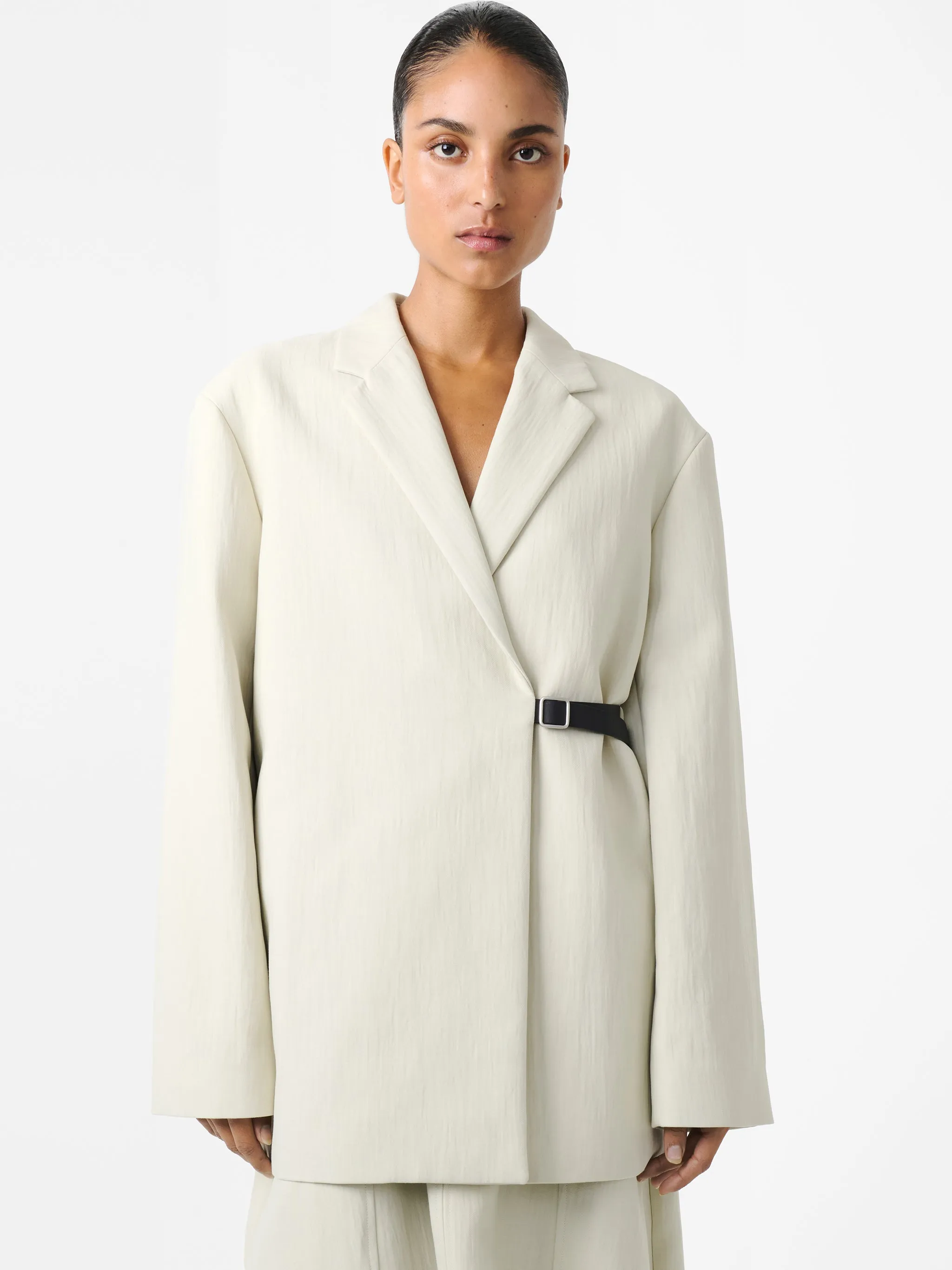 Silas Jacket in Dove sold by Studio Nicholson product image thumbnail 3