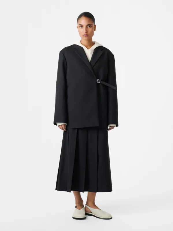 Silas Jacket in Black made by Studio Nicholson