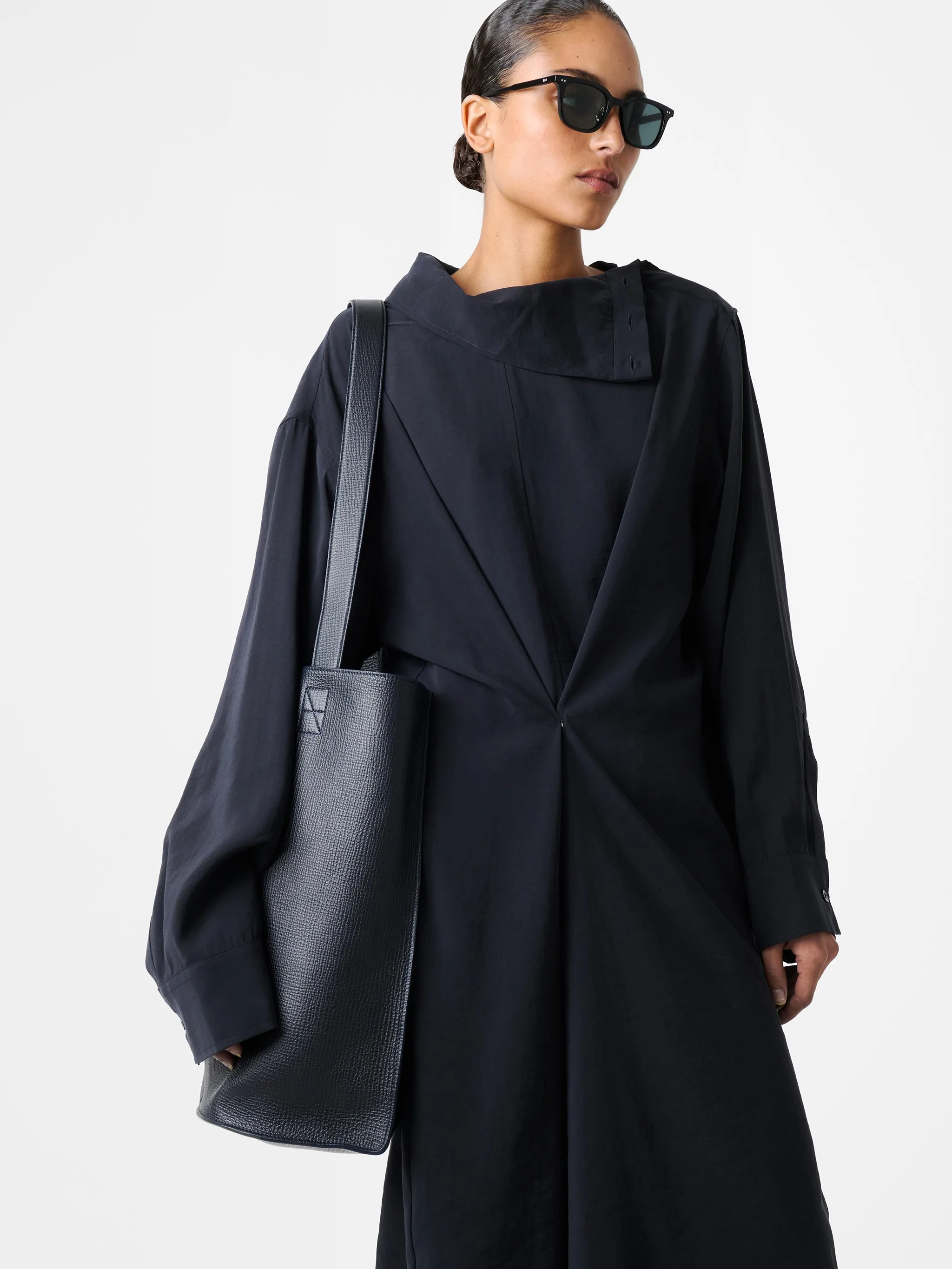 Leat Dress in Darkest Navy sold by Studio Nicholson product image thumbnail 3