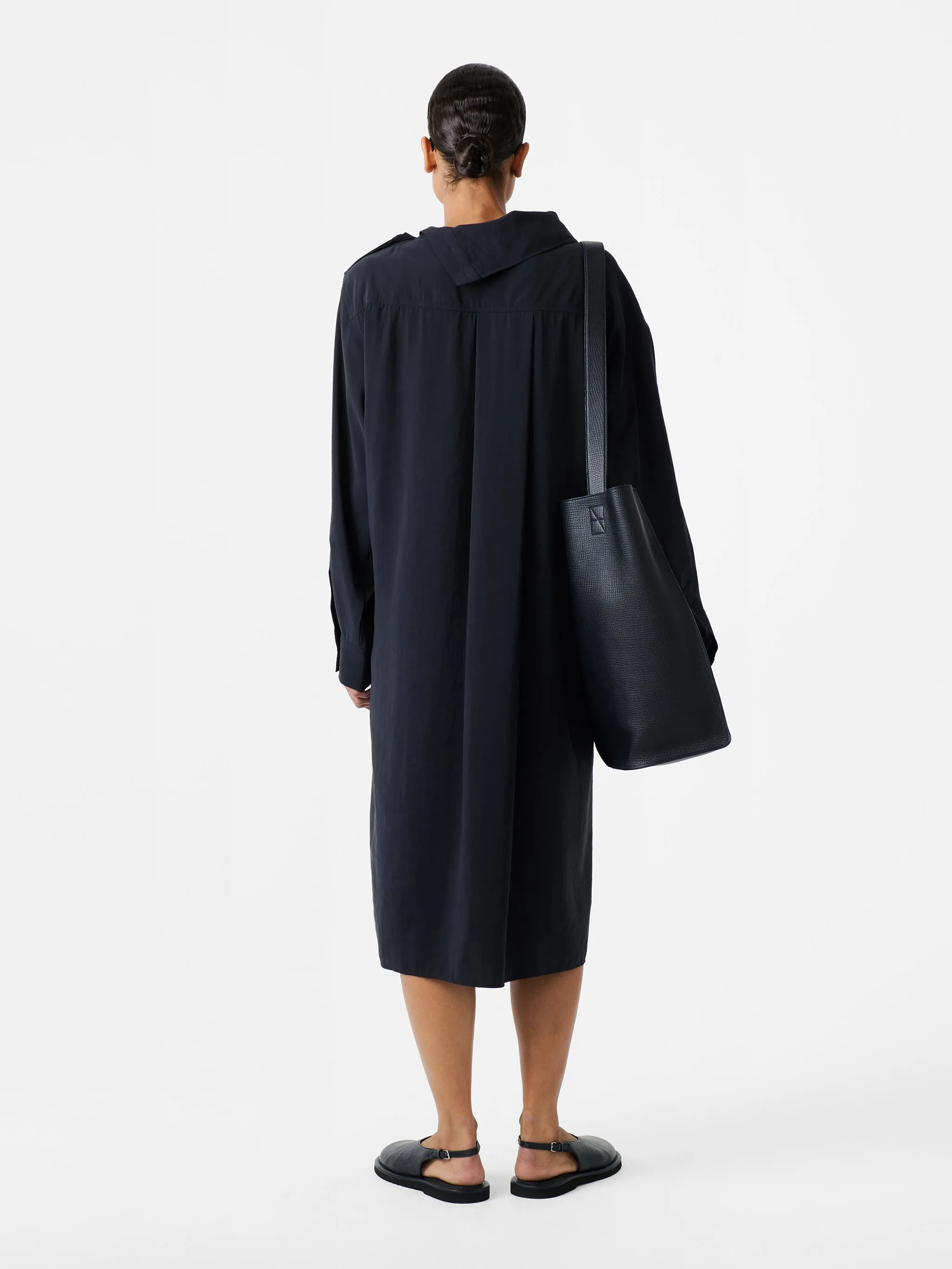 Leat Dress in Darkest Navy sold by Studio Nicholson product image thumbnail 4