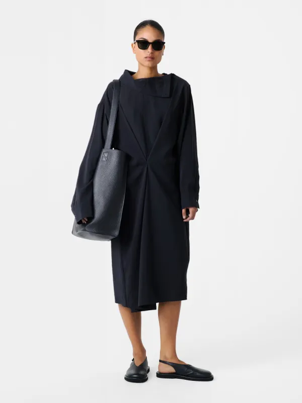 Leat Dress in Darkest Navy made by Studio Nicholson