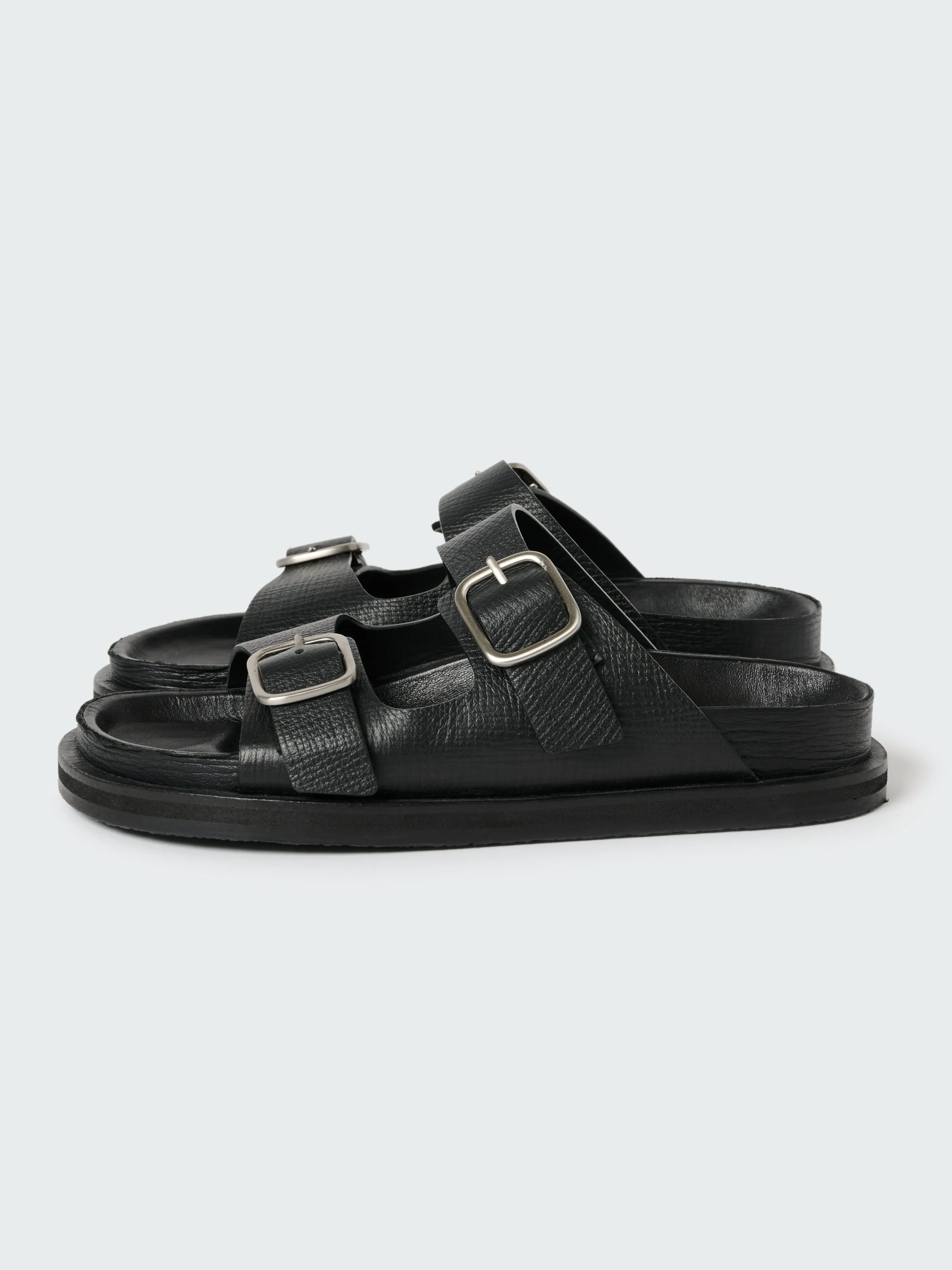 Denver Leather Sandal in Black sold by Studio Nicholson product image thumbnail 2
