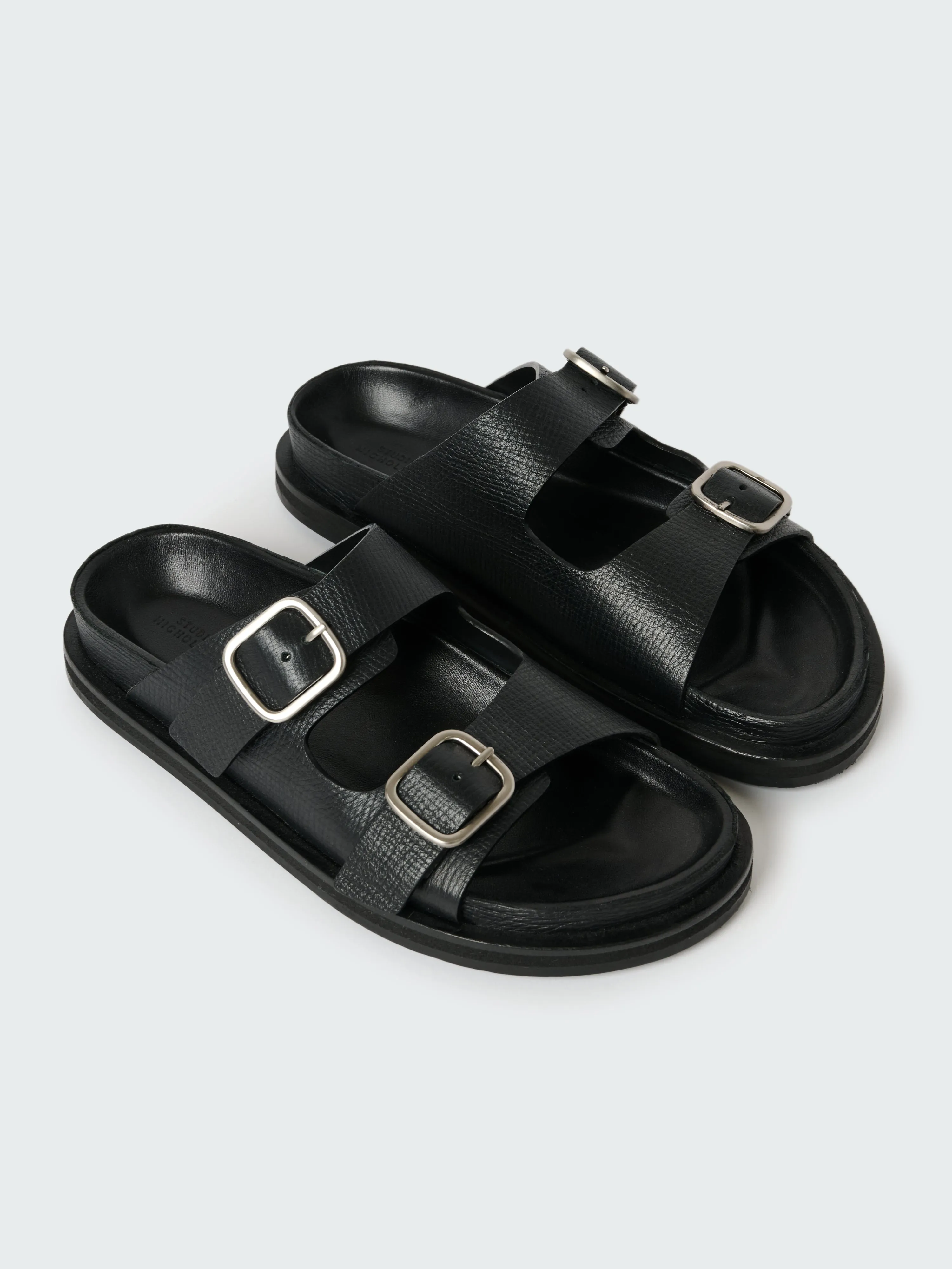 Denver Leather Sandal in Black sold by Studio Nicholson product image thumbnail 4