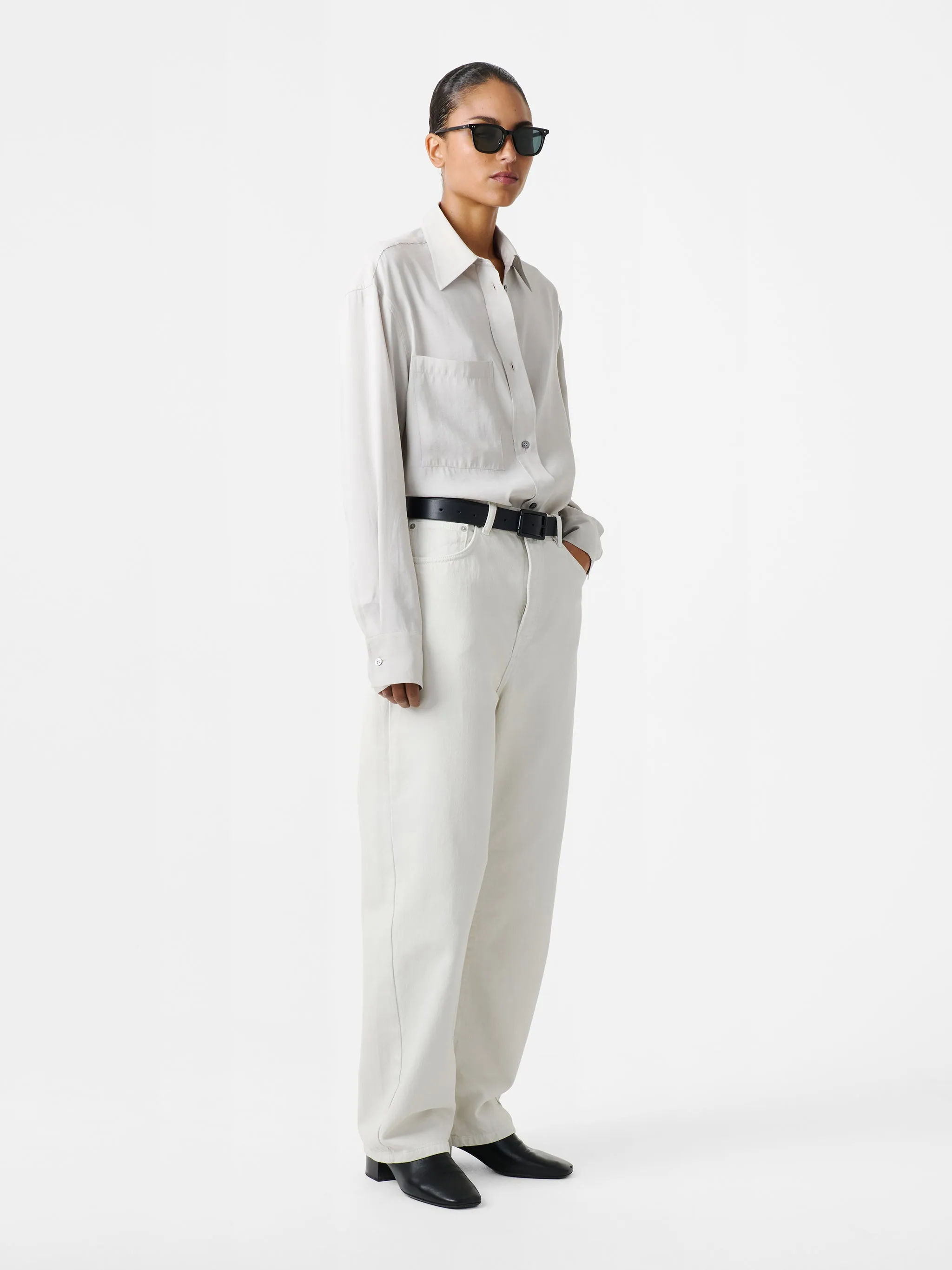 Denjo Denim Pant in Ice sold by Studio Nicholson product image thumbnail 2