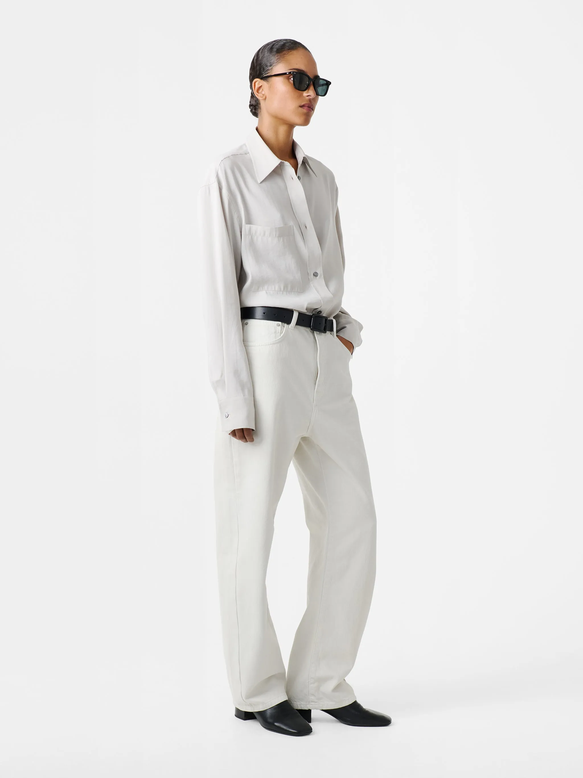 Denjo Denim Pant in Ice sold by Studio Nicholson product image thumbnail 3