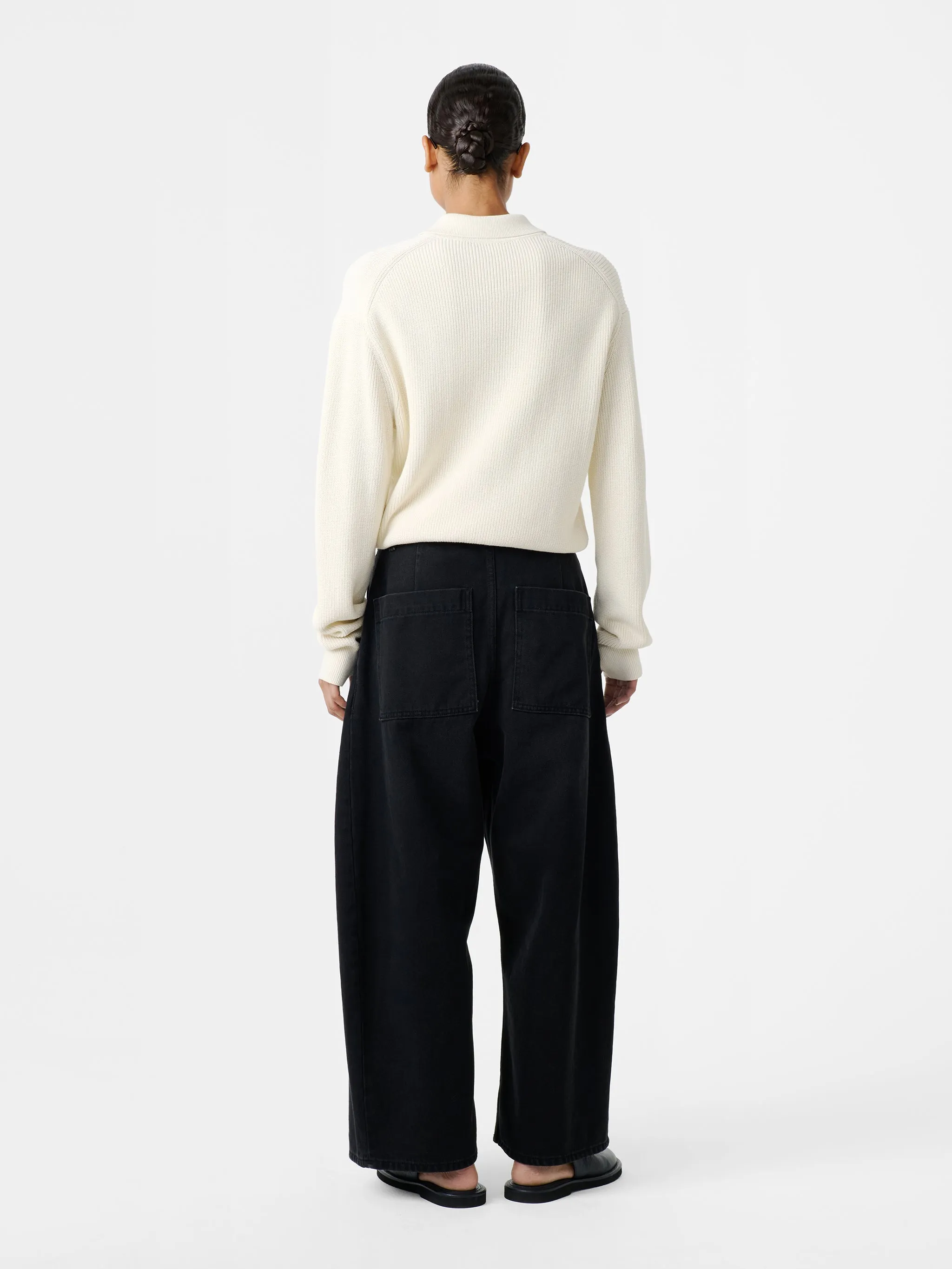 Chesapeake Knit in Parchment sold by Studio Nicholson product image thumbnail 4